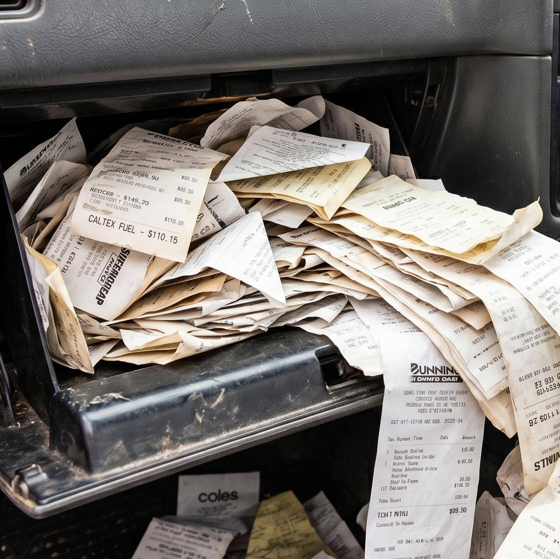 The glovebox receipt situation. We need to talk.