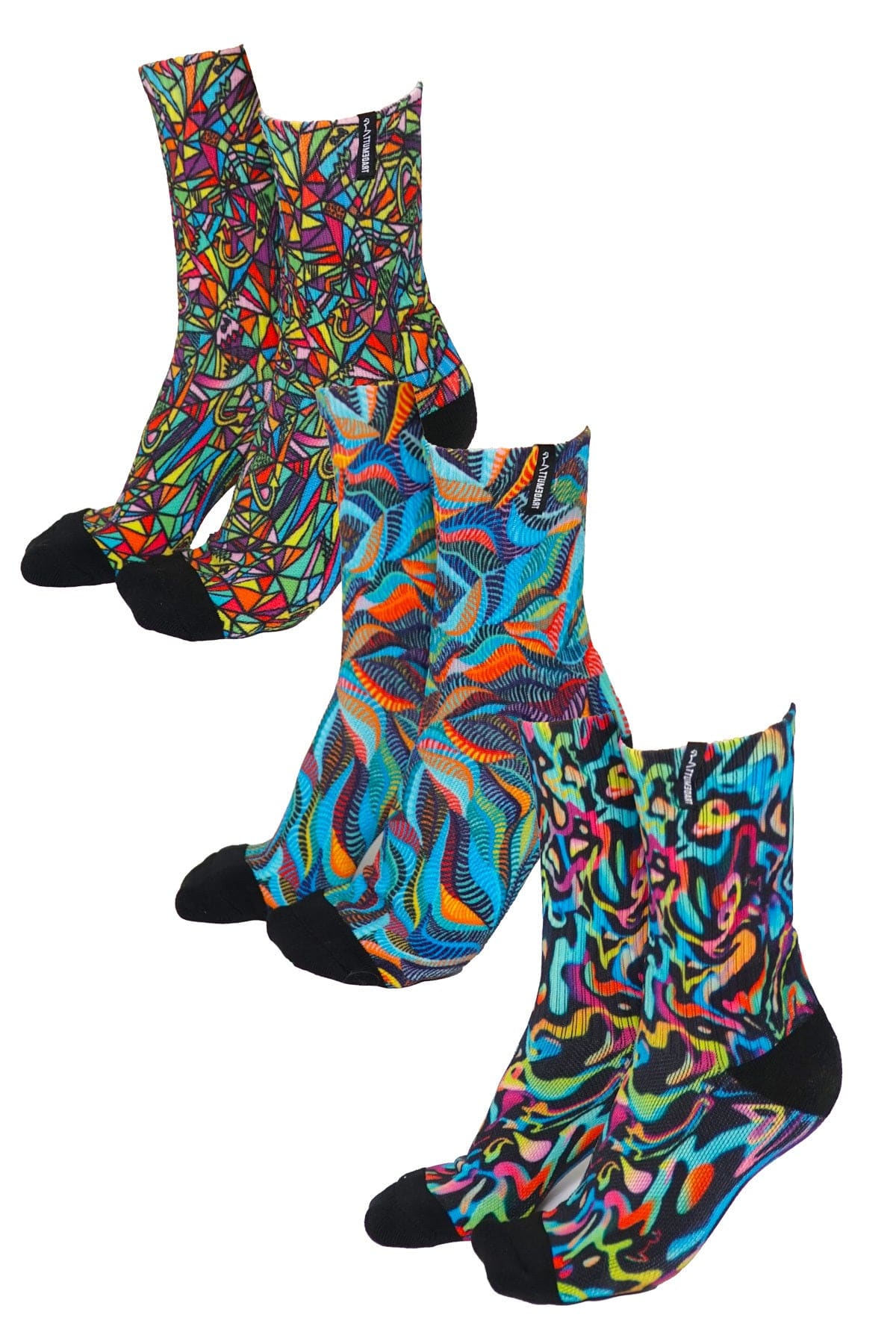 TradeMutt Footwear Sock Block - Core 3 Pack Everyday Crew Sock - 3 Pack | TradeMutt Accessories