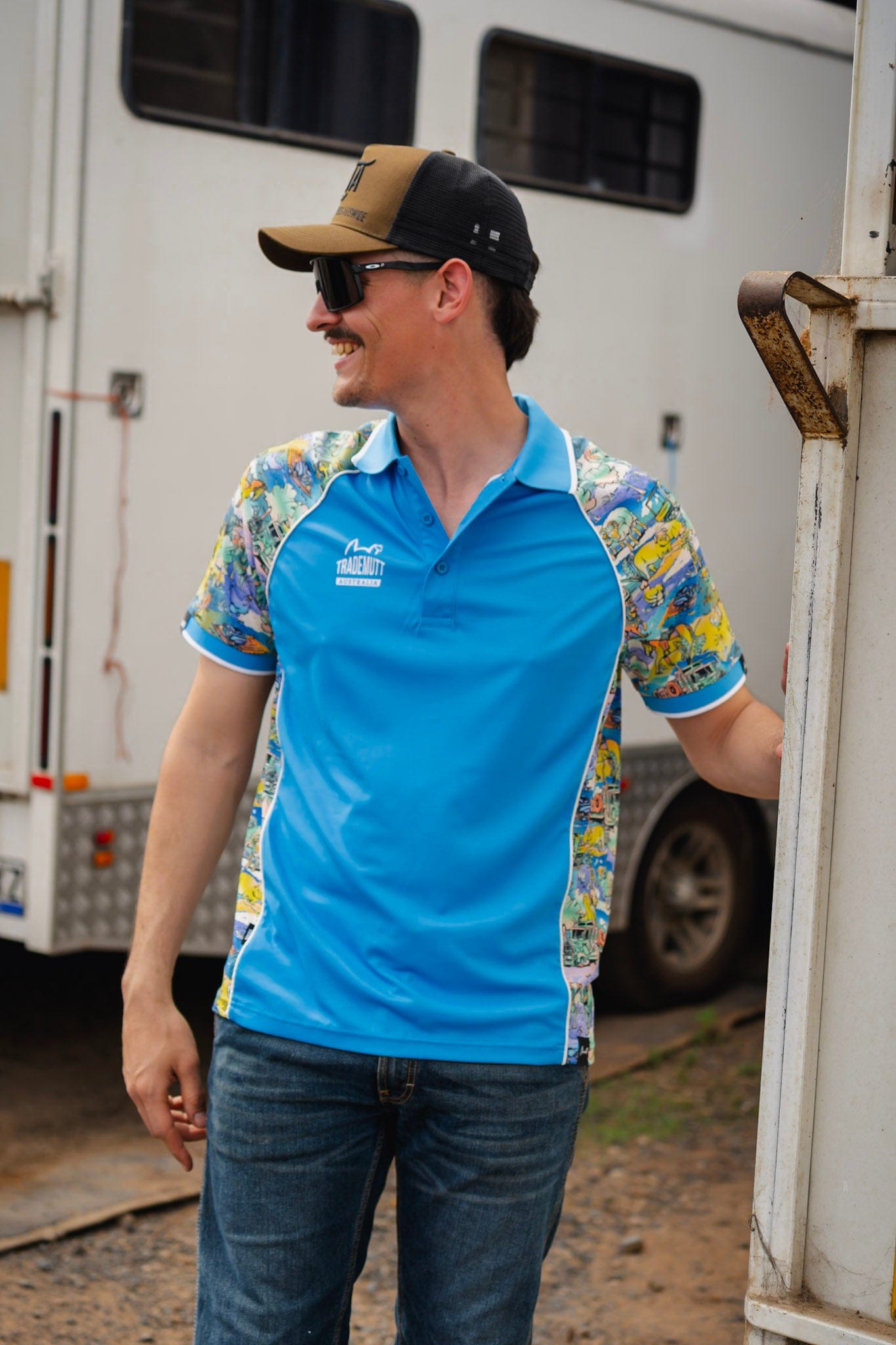 TradeMutt Polo Unisex Cracka' Dawn Short Sleeve Polo Unisex Cracka' Dawn Short Sleeve Polo
