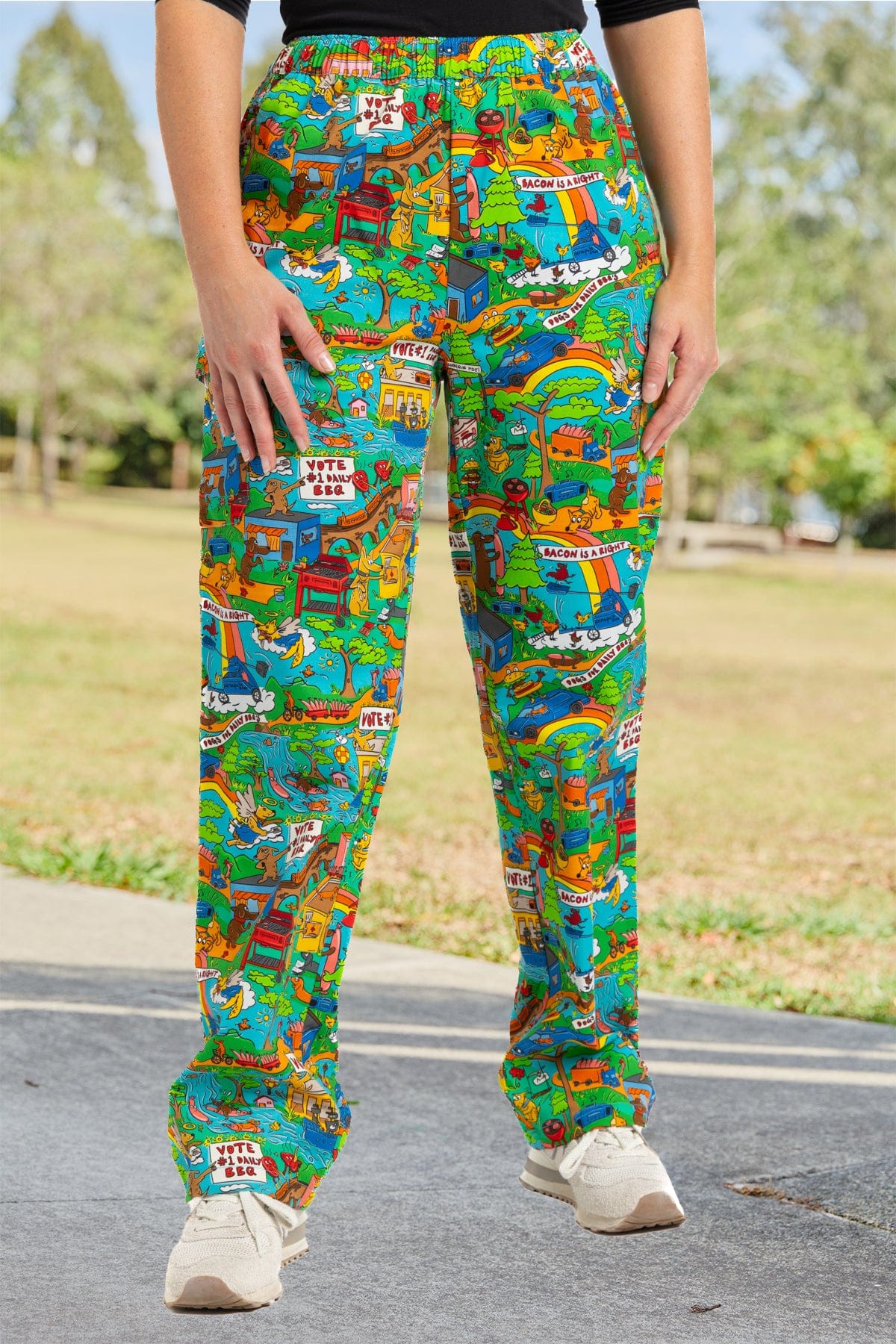 TradeMutt Scrubs Hot Diggity Dawg Unisex Scrub Pants Hot Diggity Dawg Unisex Scrub Pants