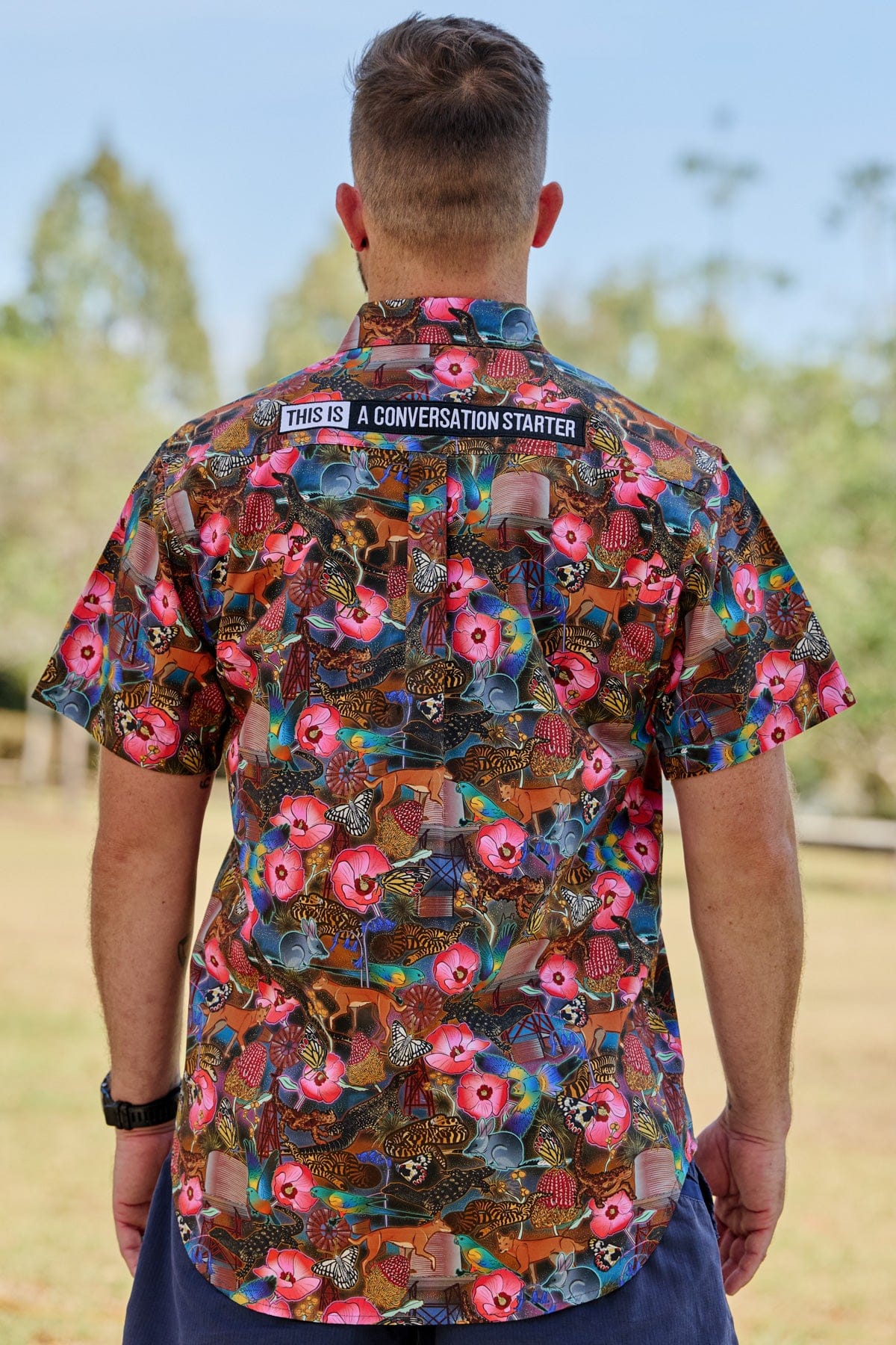 TradeMutt Workshirt Men's Goanna Getcha Short Sleeve Work Shirt Men's Goanna Getcha Short Sleeve Work Shirt