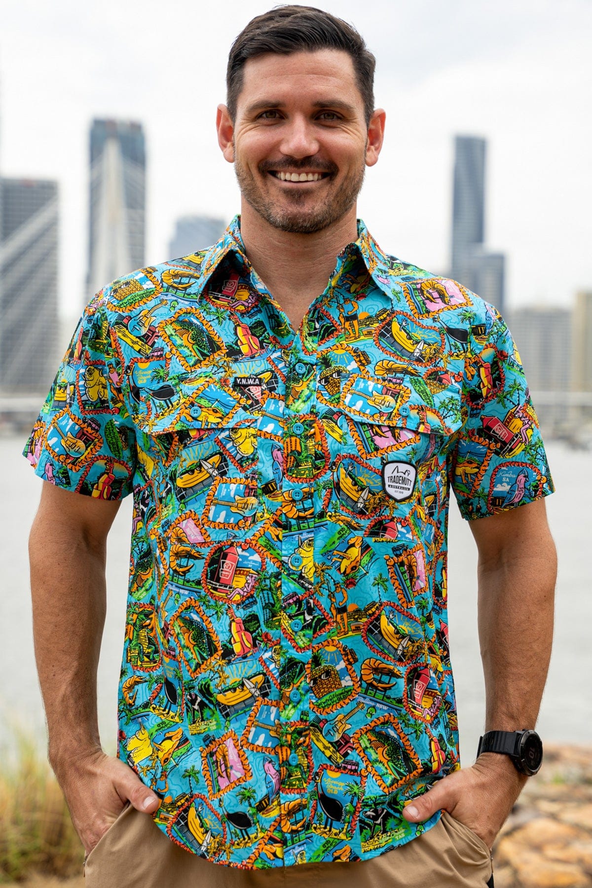 Men's Lightweight Big Thing Energy Short Sleeve Work Shirt