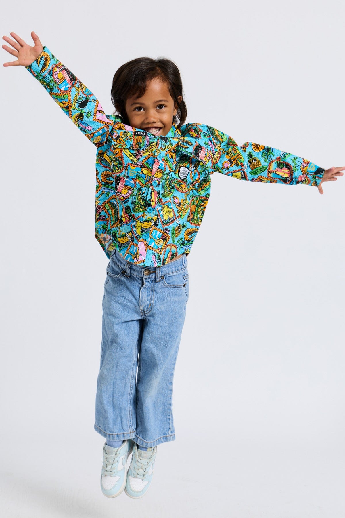 TradeMutt Kids Big Thing Energy Kids Work Shirt Big Thing Energy Kids Work Shirt