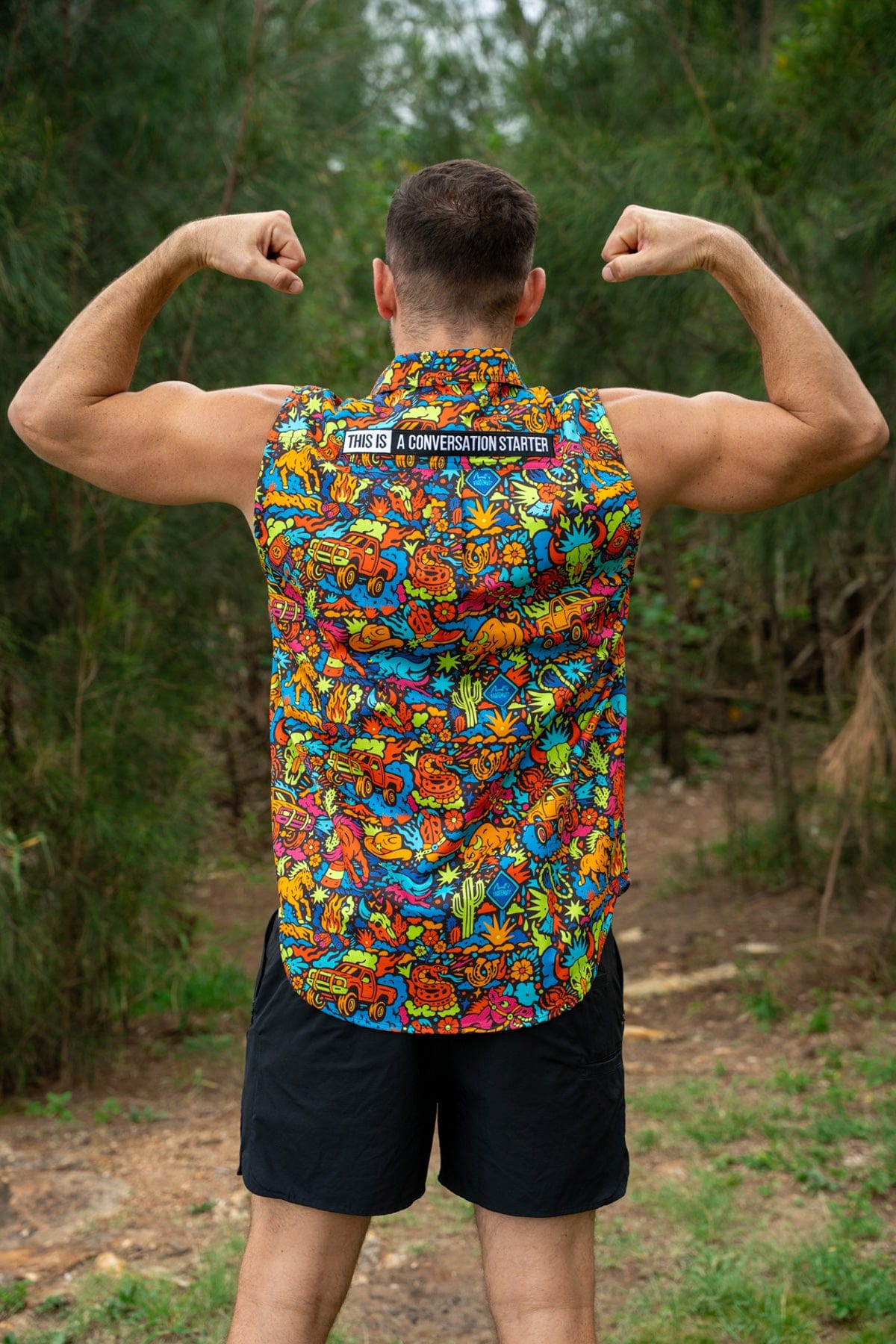 Shindig Shenanigans Territory Sleeve Work Shirt