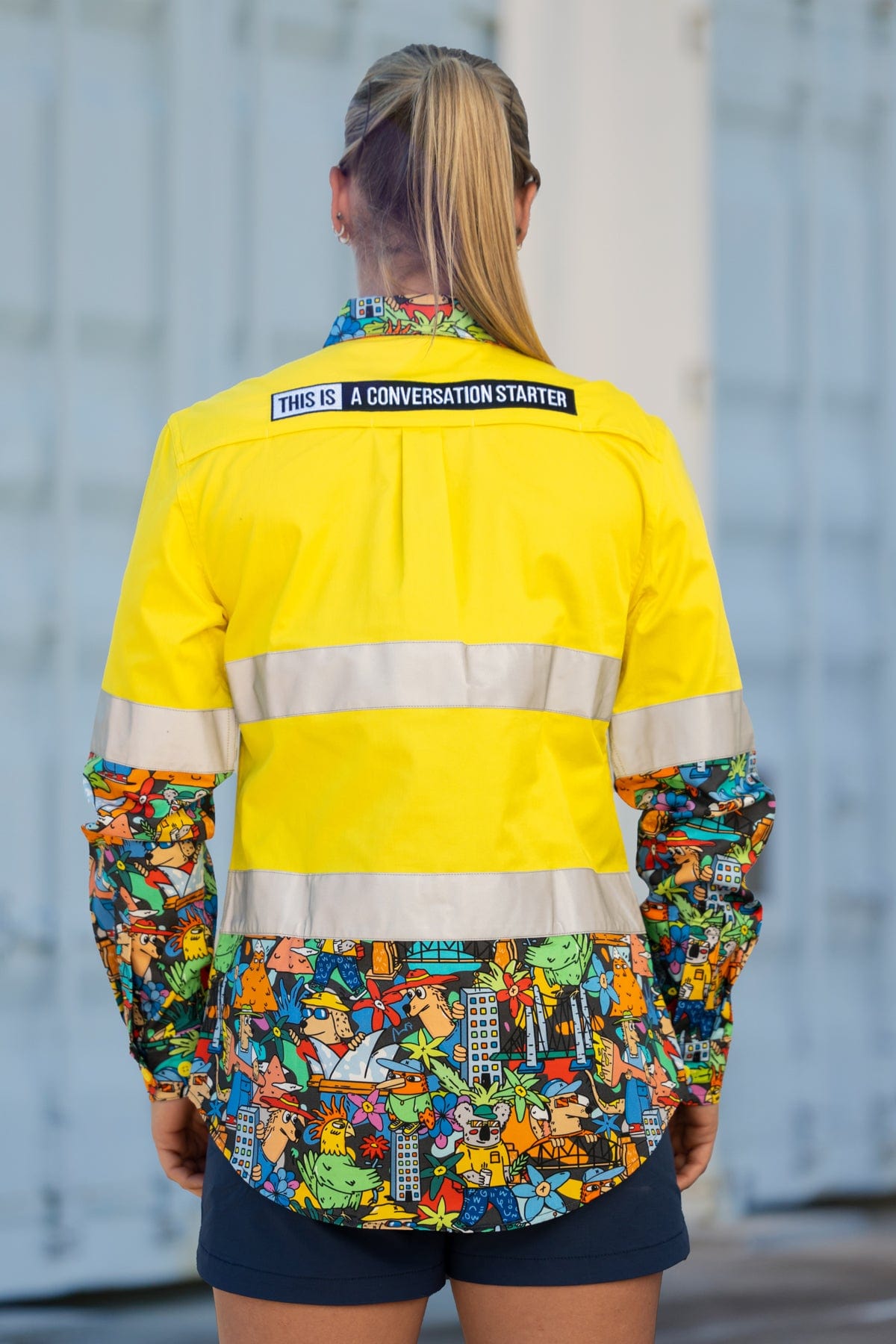 Women's The Big Smoke Yellow Day/Night Hi Vis Work Shirt