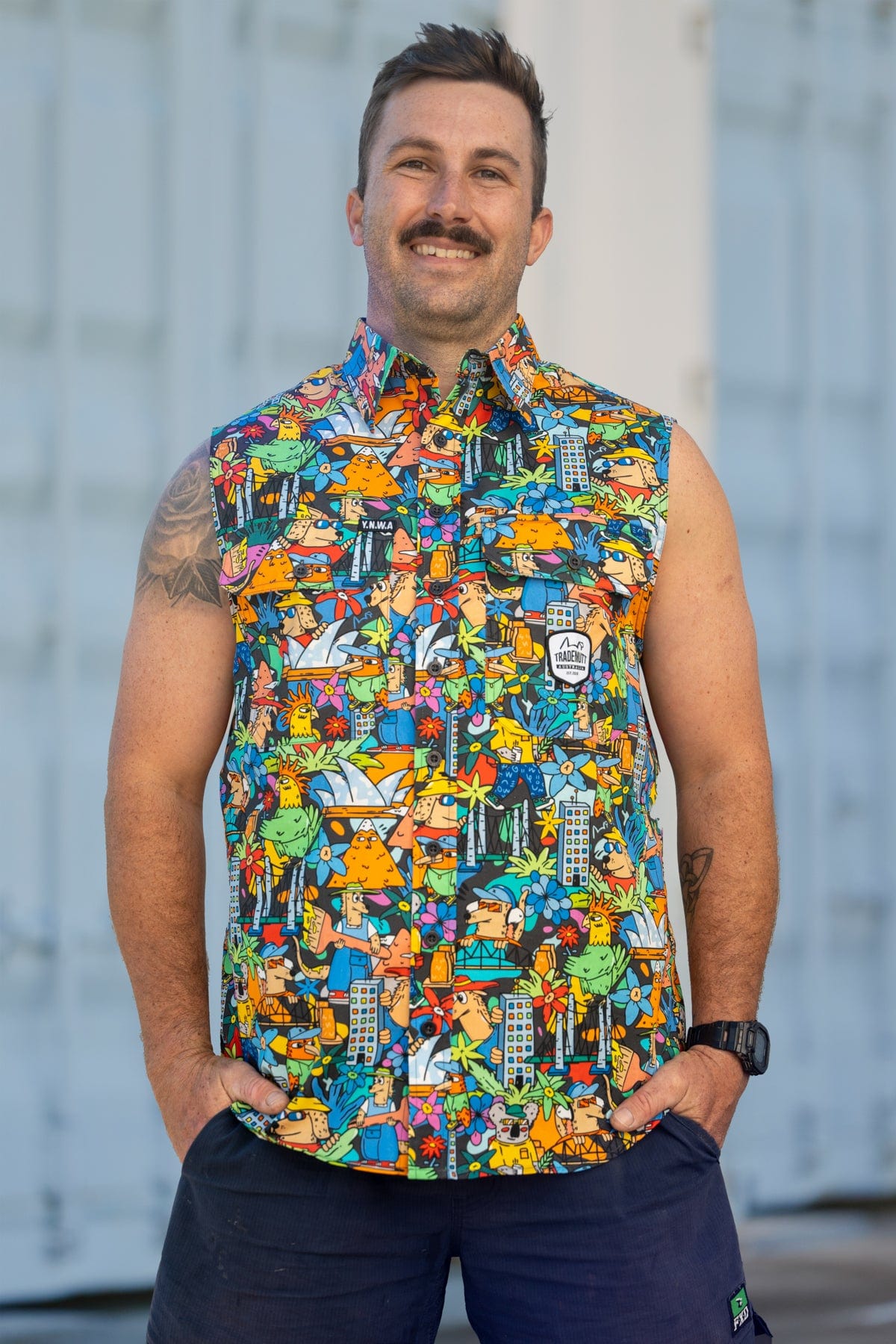 The Big Smoke Territory Sleeve Work Shirt