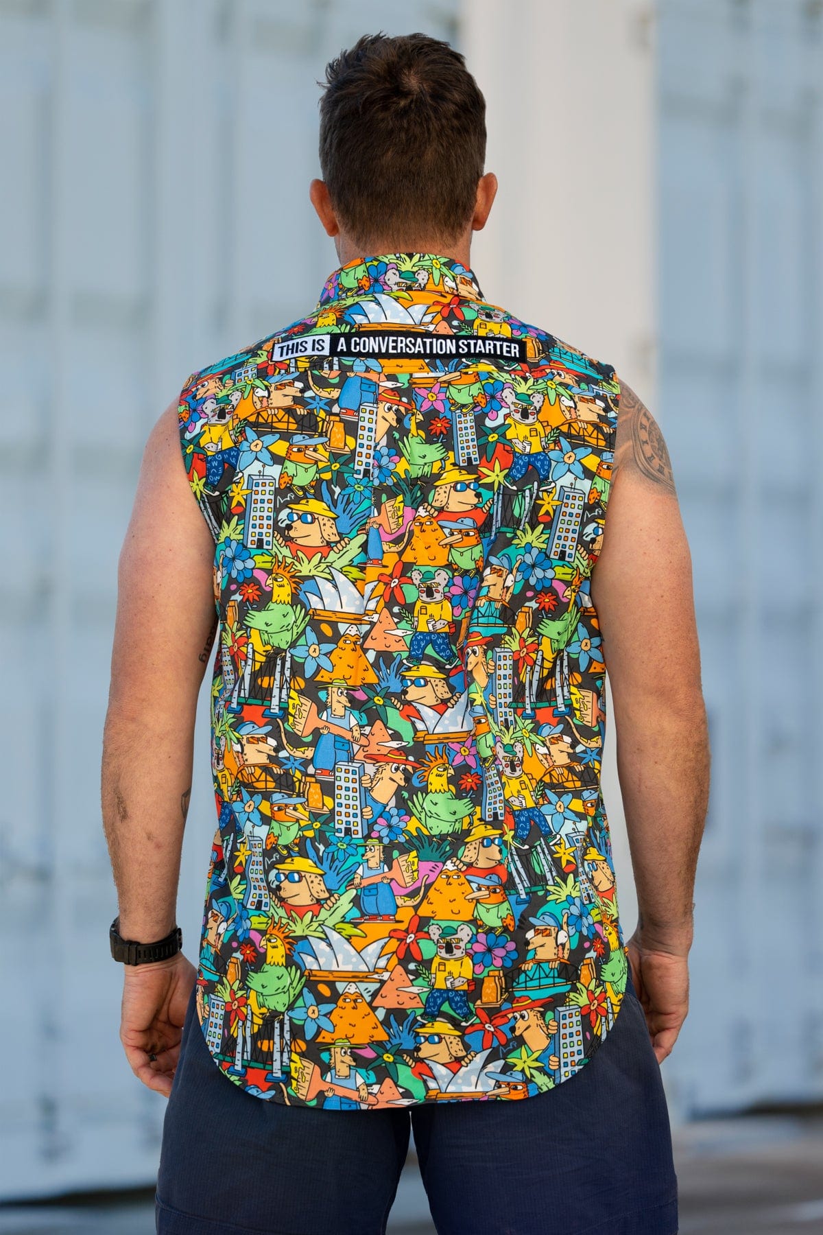 The Big Smoke Territory Sleeve Work Shirt