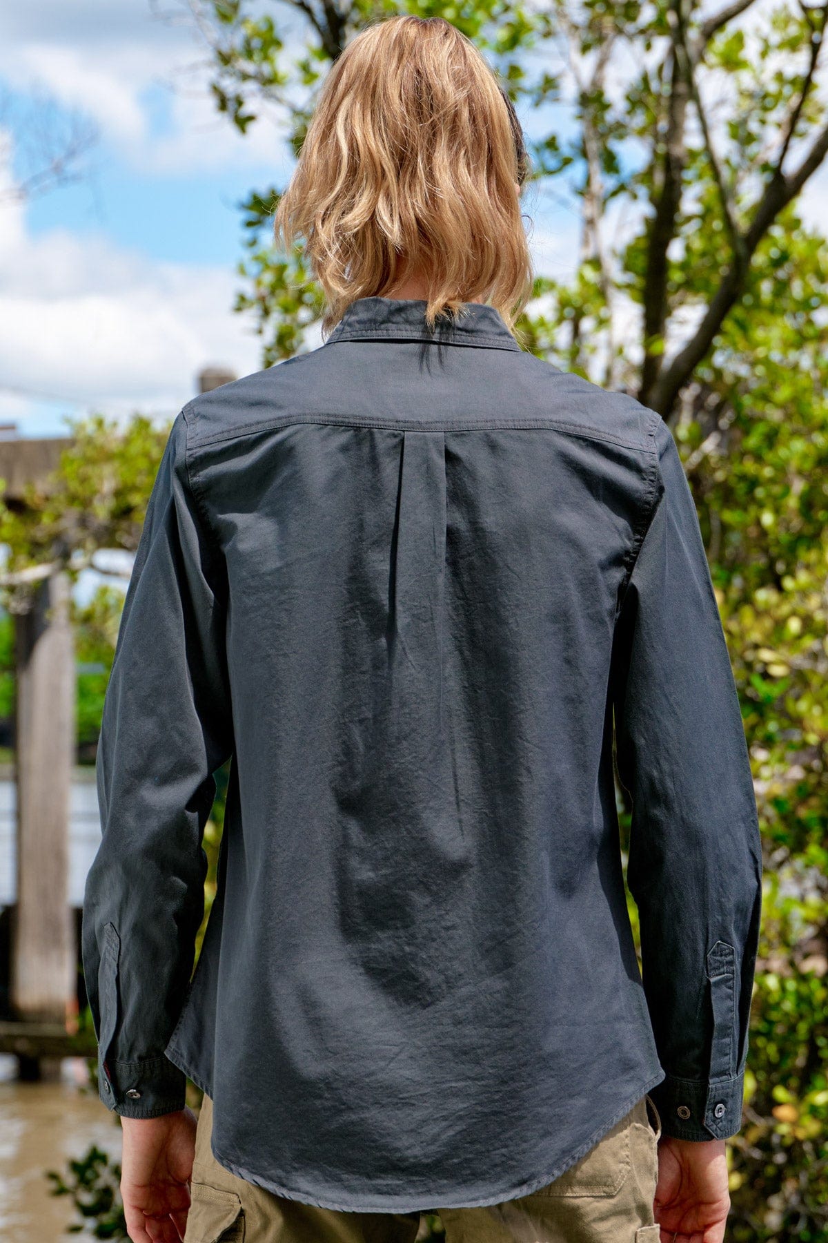 Women's Blinky Chill Undercover Mutter Full Button Workshirt
