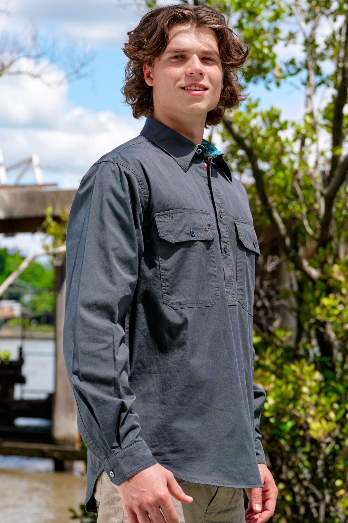Men's Blinky Chill Undercover Mutter Workshirt