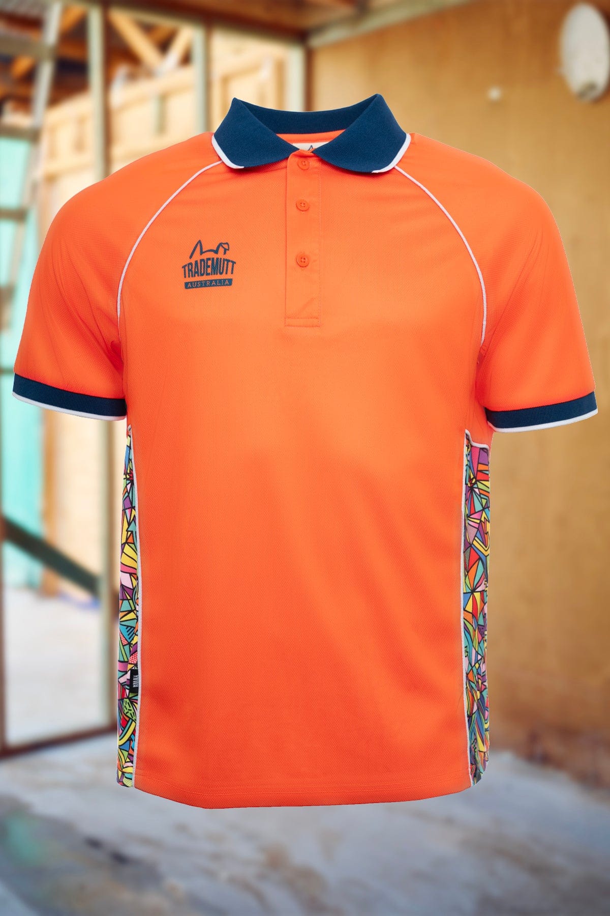 TradeMutt Polo Unisex Orange Bonza Polo Unisex RPET Bonza Orange Polo | TradeMutt Workshirts