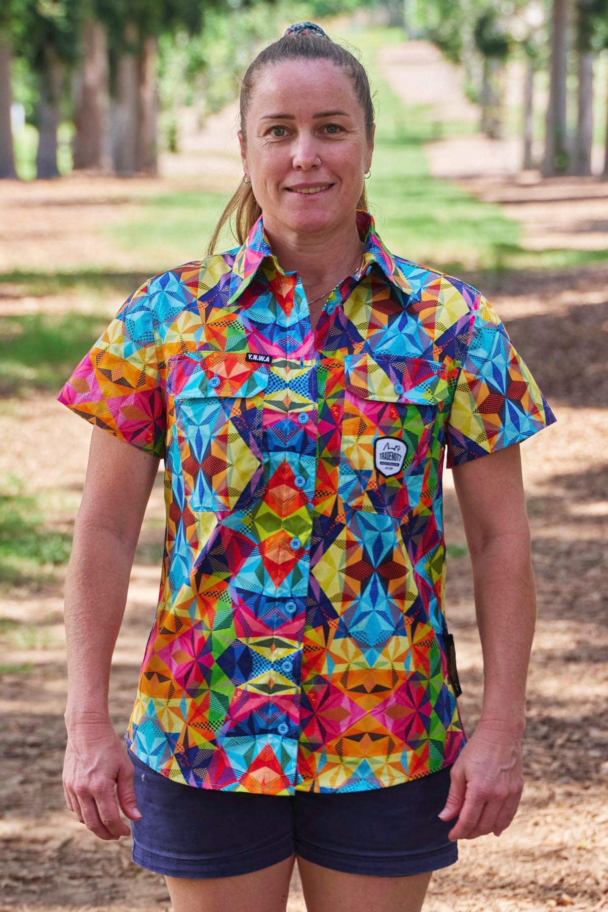 TradeMutt Workshirt Women's Fractal Short Sleeve Workshirt Women's Fractal Short Sleeve Workshirt | TradeMutt Workshirts