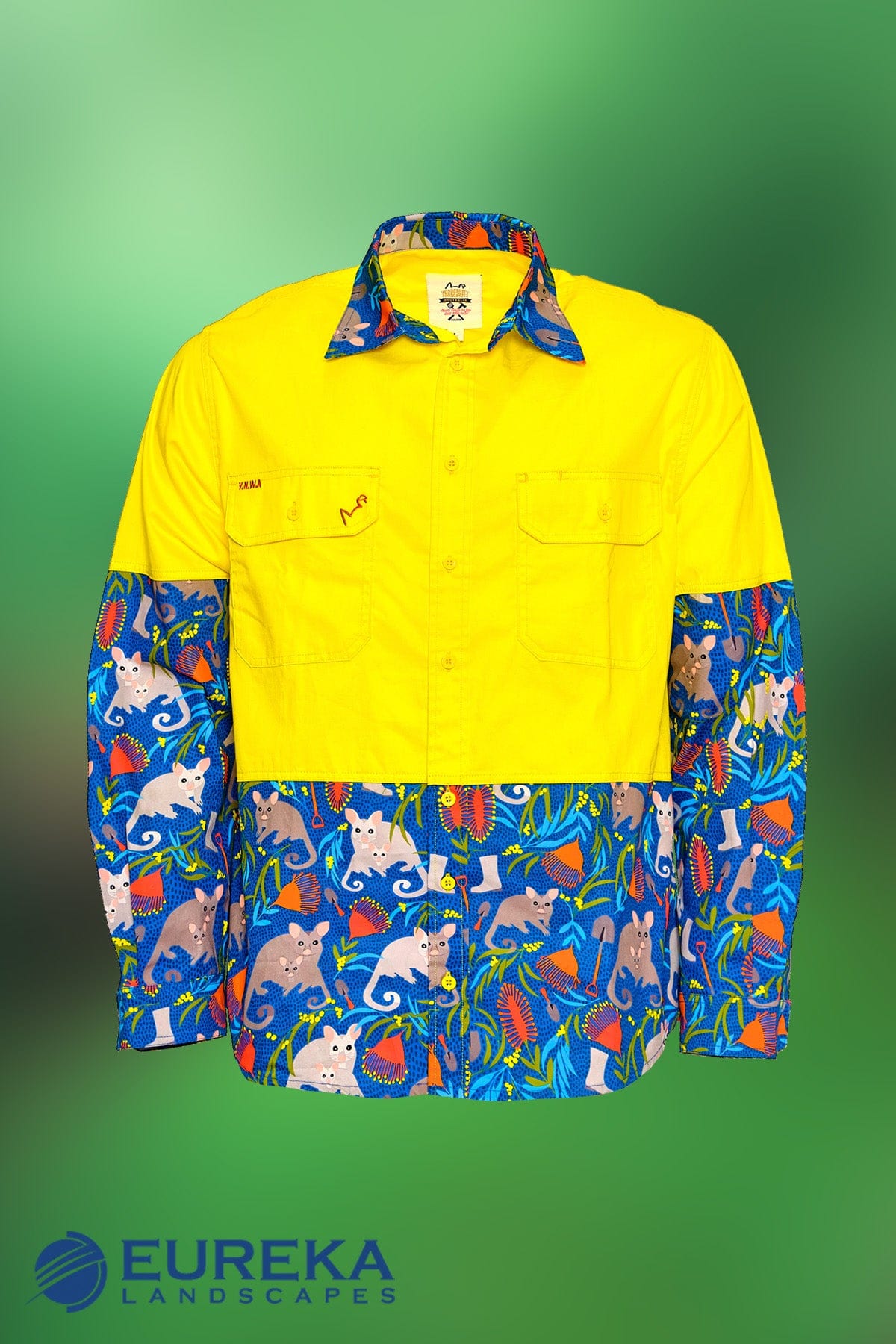 TradeMutt Custom Eureka Landscapes Cotton Work Shirts Custom Eureka Landscapes Cotton Work Shirts 20939