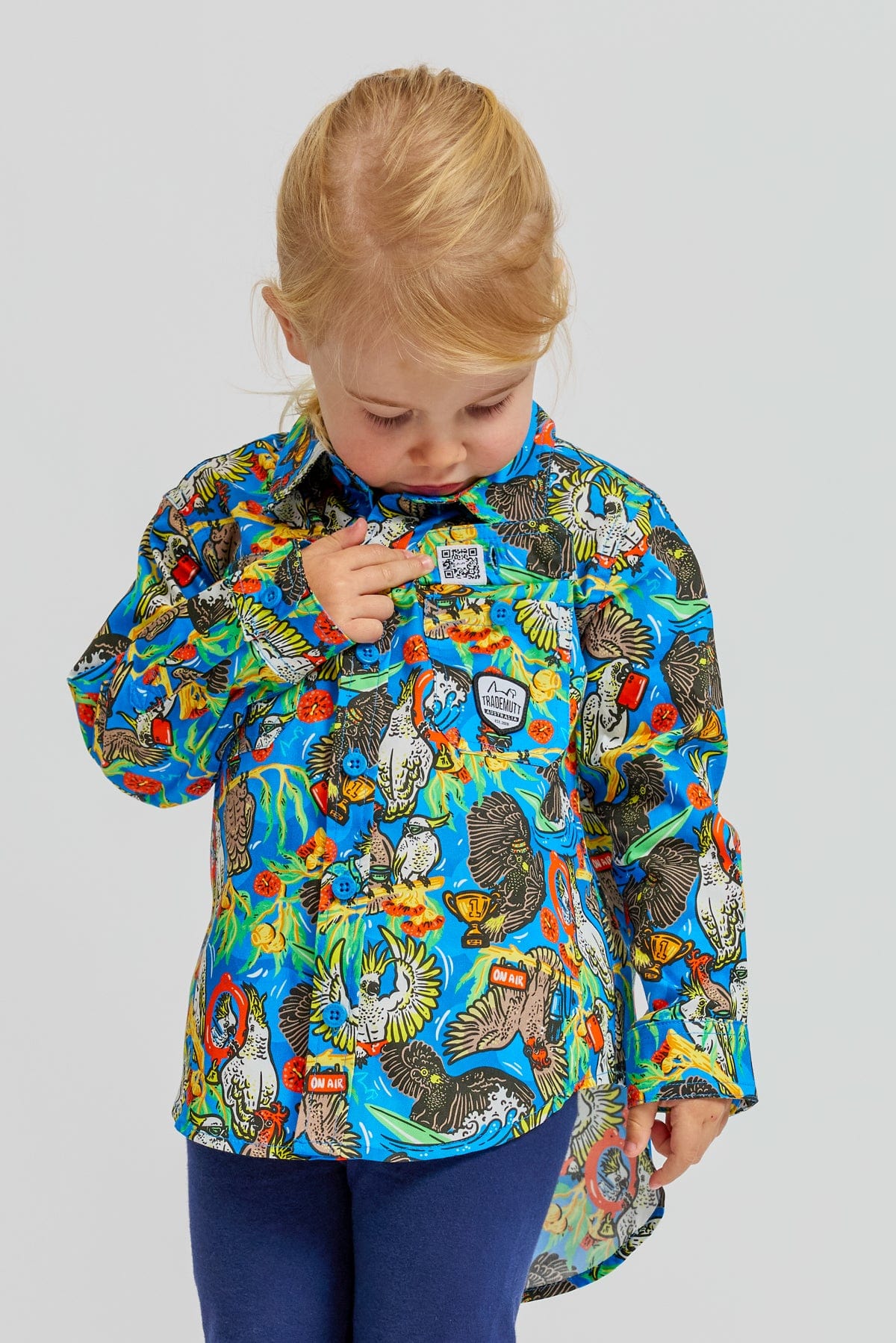 TradeMutt Kids Kids Flock Around & Find Out Work Shirt Kids Flock Around & Find Out Work Shirt