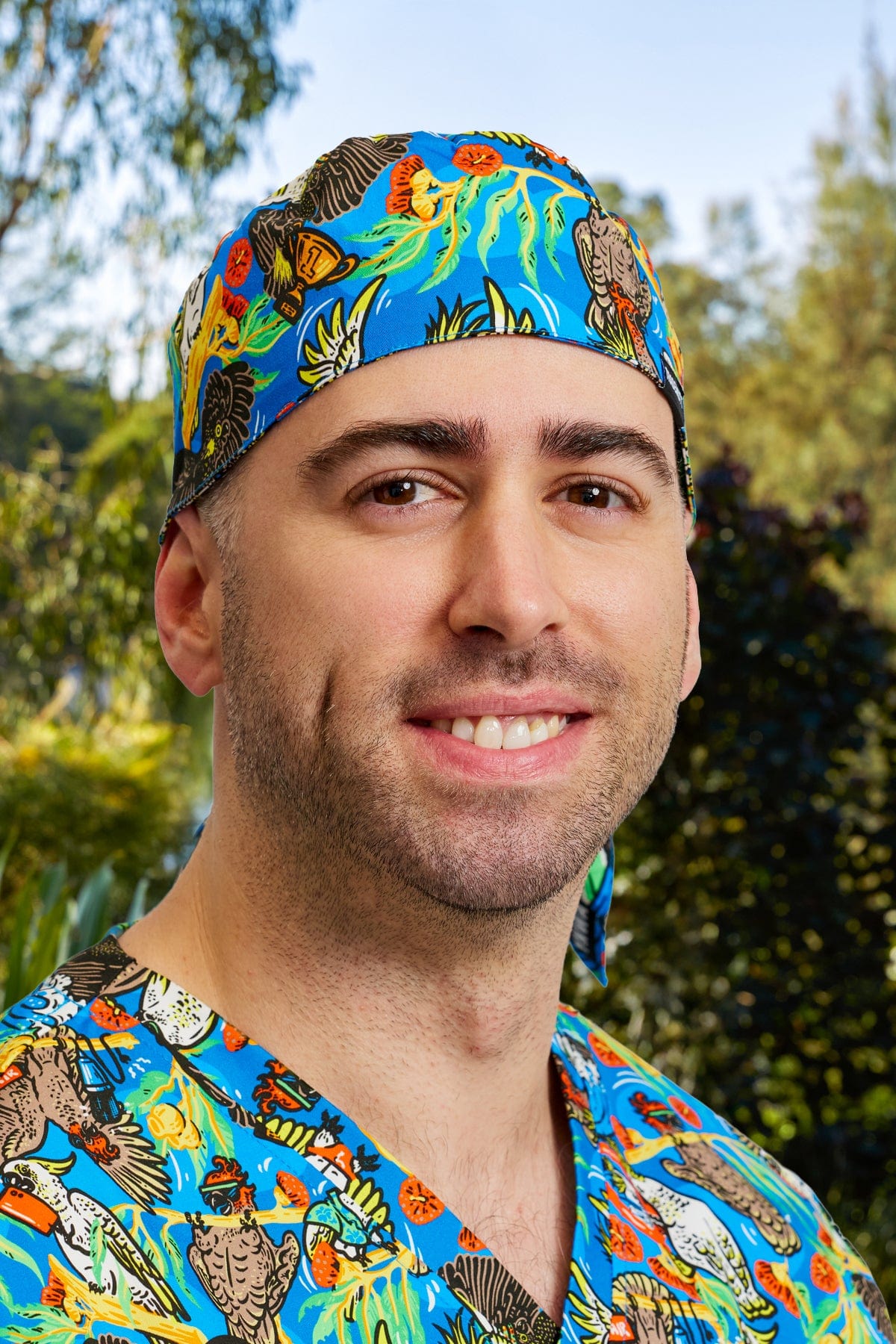 TradeMutt Scrubs Flock Around & Find Out Scrub Cap Flock Around & Find Out Scrub Cap 22249