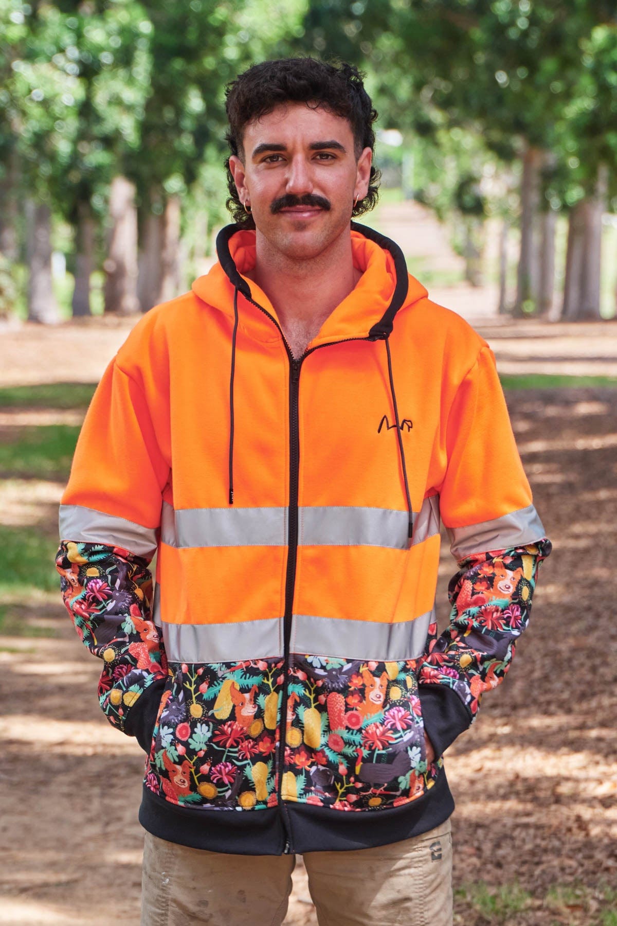 Swoopy Bois Orange Hi Vis Hoodie