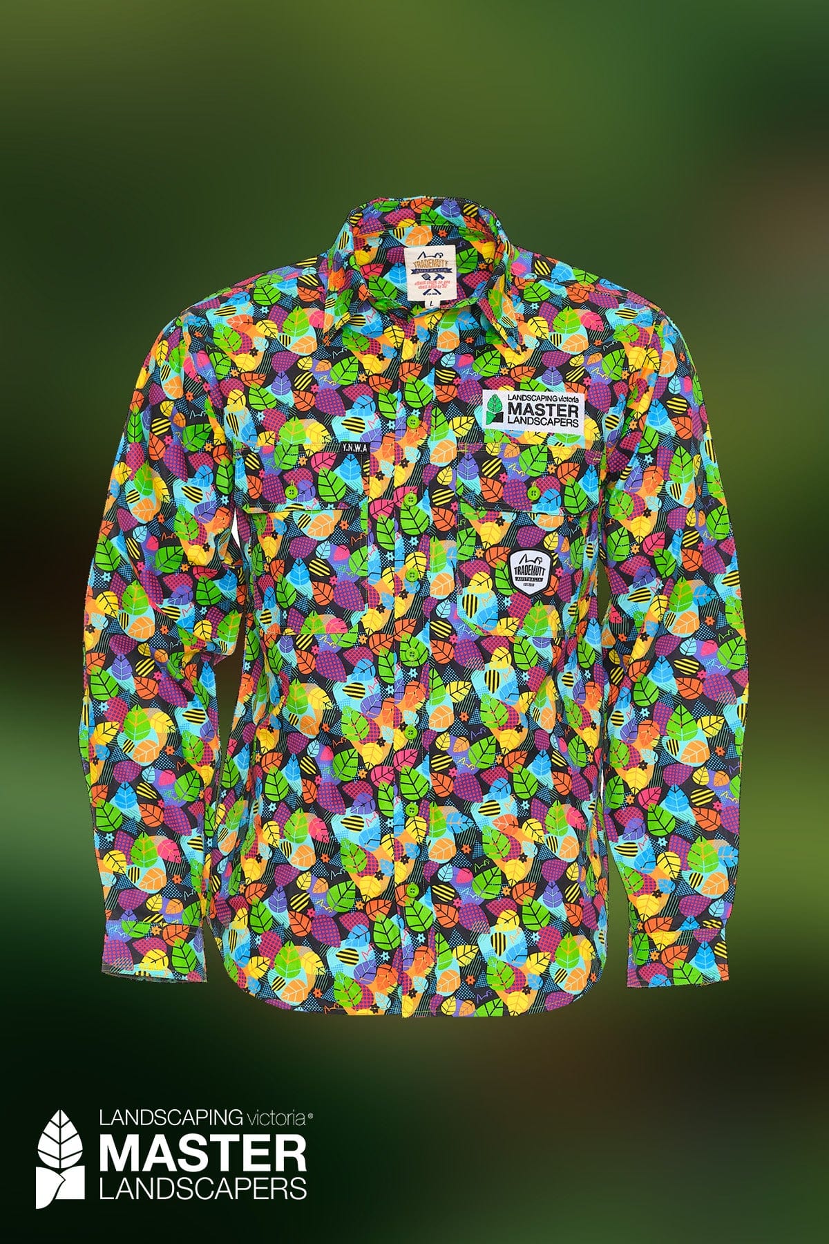 TradeMutt Custom Landscaping Victoria Master Landscapers Cotton Work Shirts Custom Landscaping Victoria Master Landscapers Cotton Work Shirts 21226