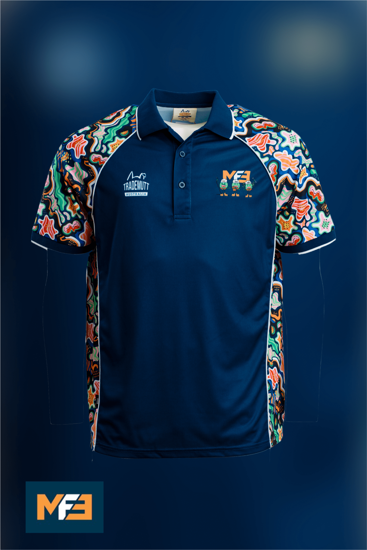 TradeMutt Custom MFE "Melon's for Everyone" Short Sleeve Polo MFE "Melon's for Everyone" Short Sleeve Polo
