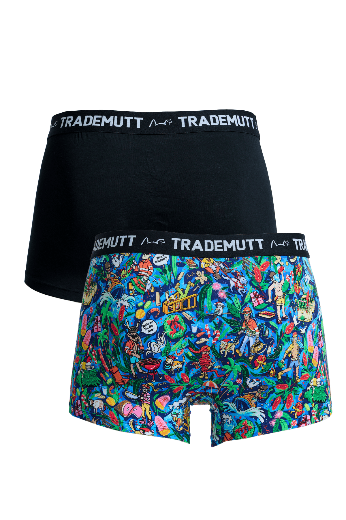 TradeMutt Undies Men's Wrap It Up Undies - 2 Pack Men's Wrap It Up Undies Trunks 2 Pack | TradeMutt