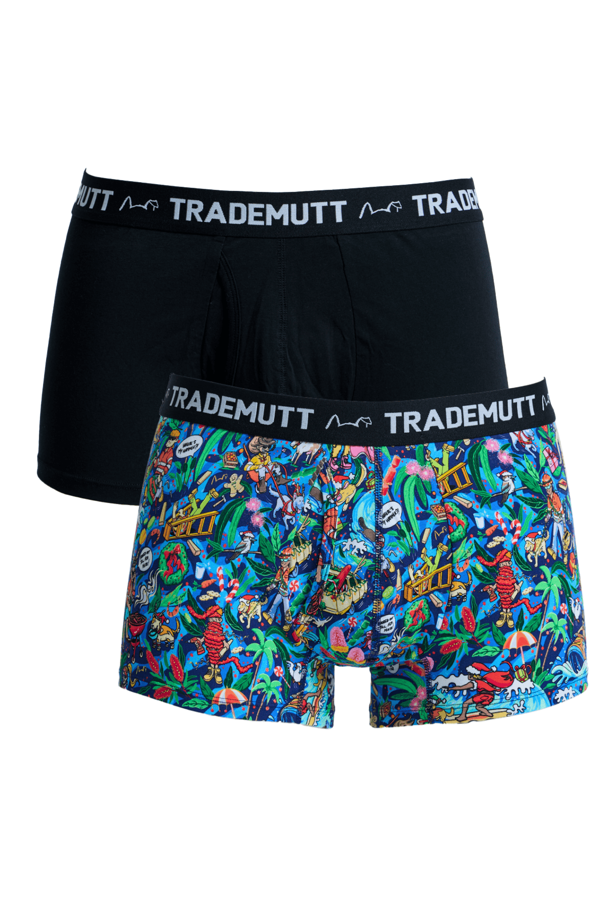 TradeMutt Undies Men's Wrap It Up Undies - 2 Pack Men's Wrap It Up Undies Trunks 2 Pack | TradeMutt