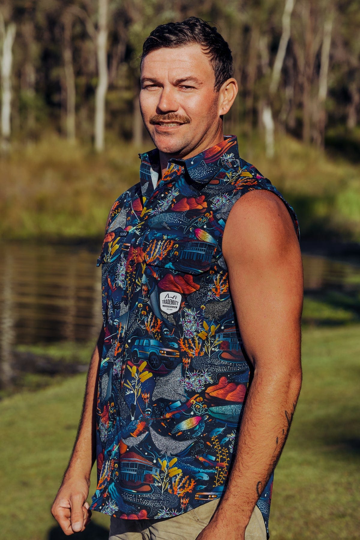 TradeMutt Workshirt Ningaloo Nomad Territory Sleeve Shirt Ningaloo Nomad Territory Sleeve Shirt | TradeMutt Work Shirts | Short Sleeve Shirt