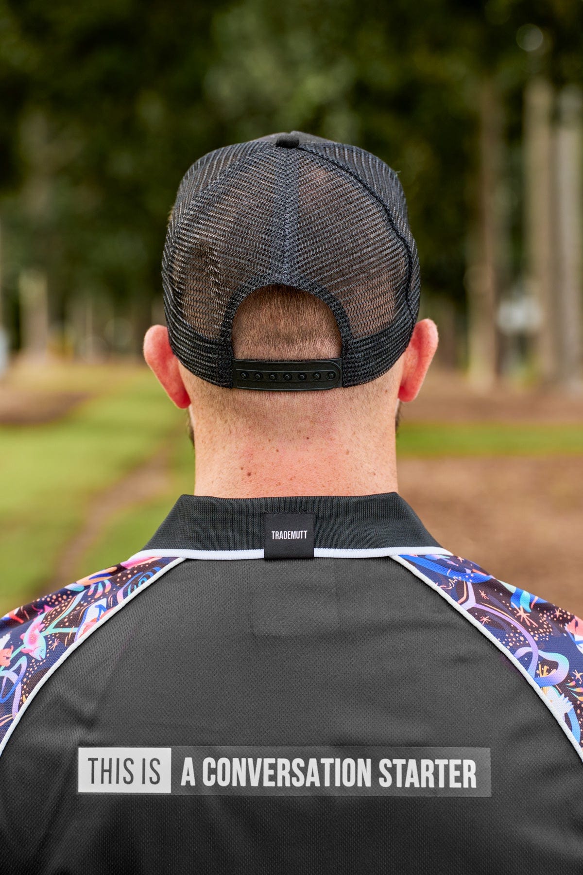 Black Trucker Cap