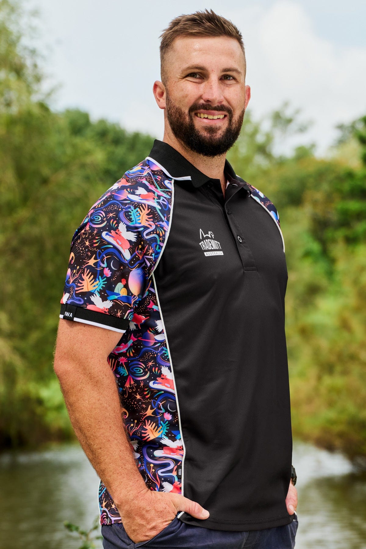 Unisex Pork Patrol Short Sleeve Polo