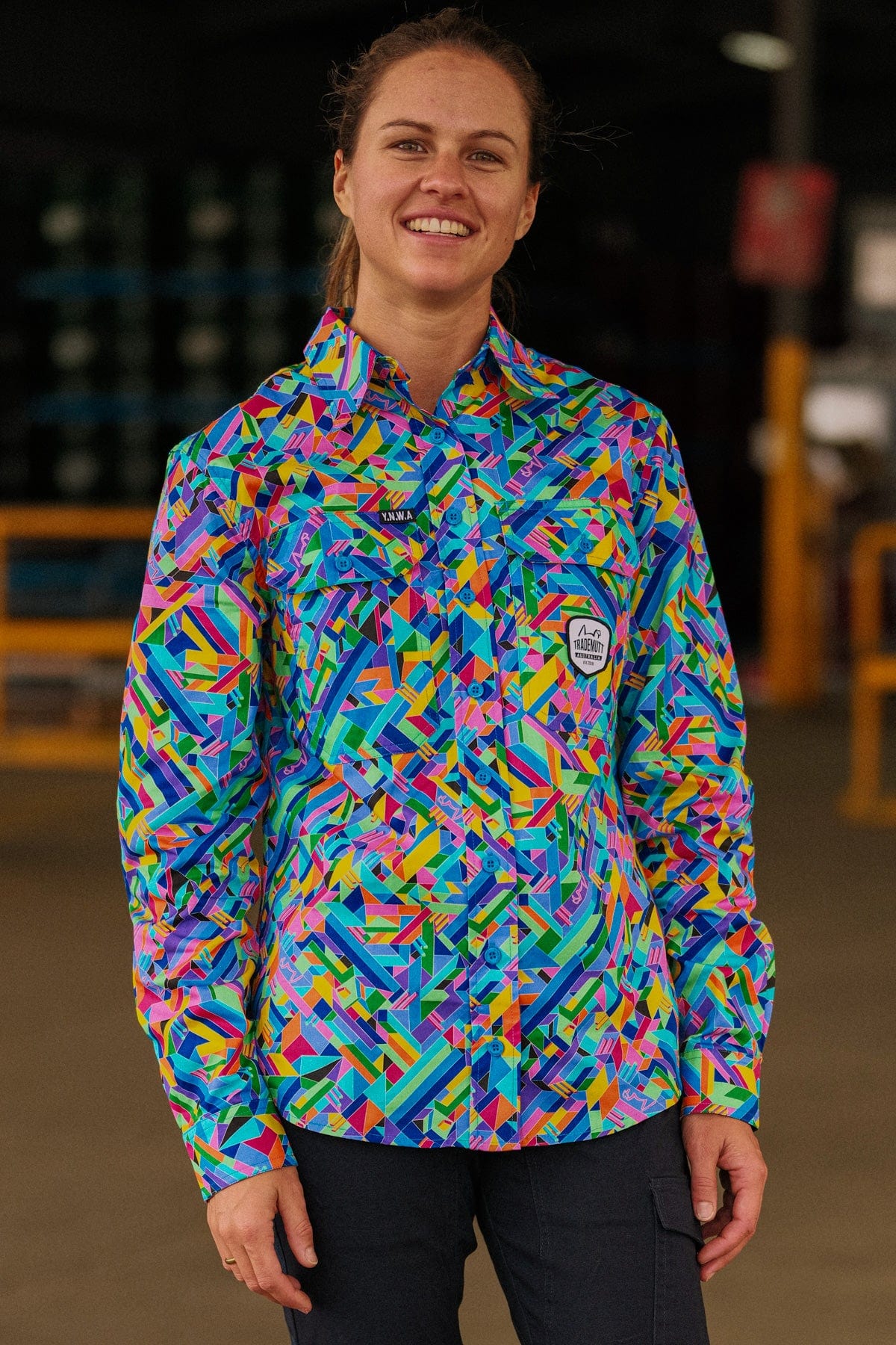 Women's Razzle Dazzle Full Button Workshirt