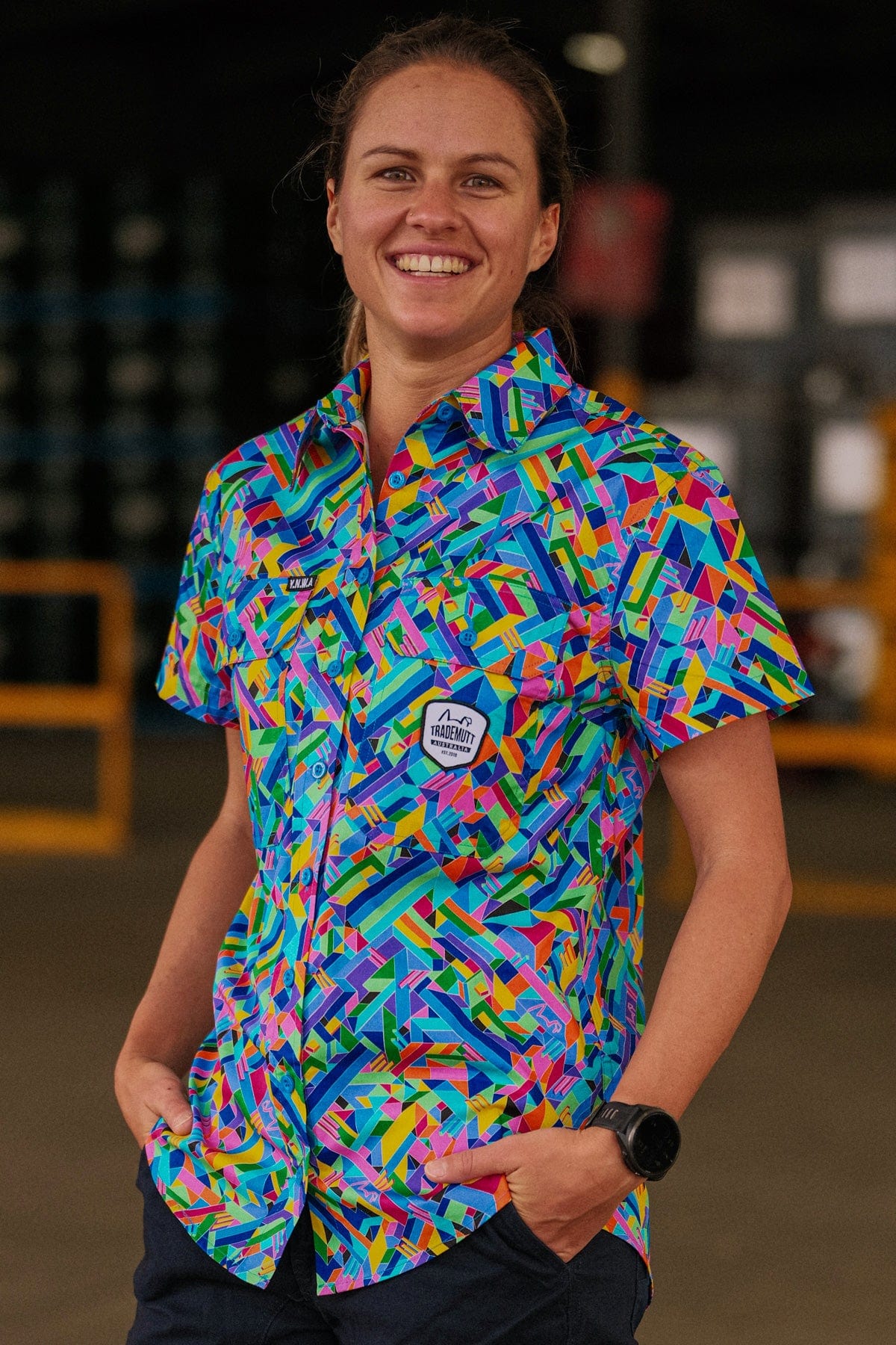 Women's Razzle Dazzle Short Sleeve Workshirt