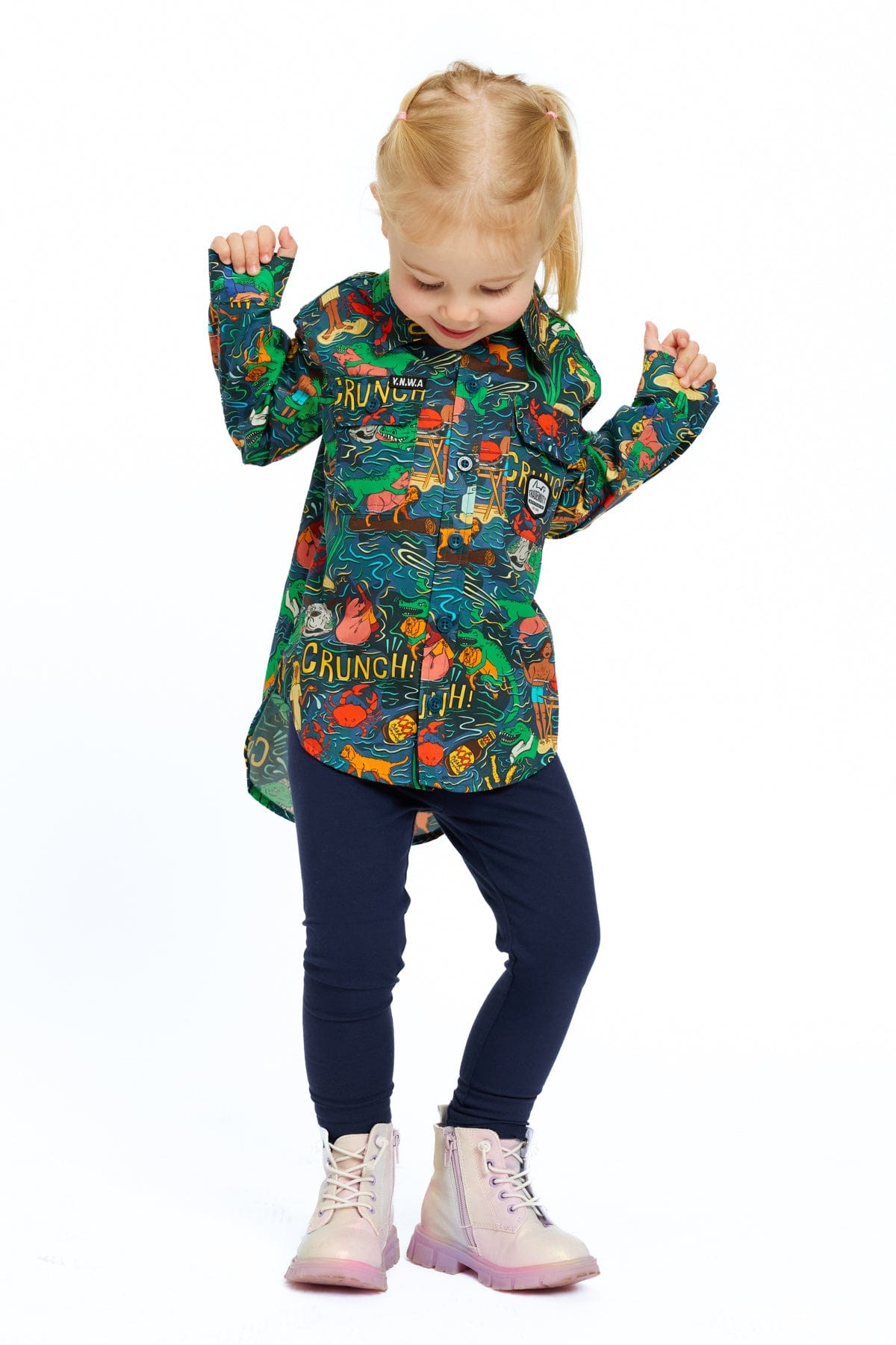 Kids Stop Croc & Roll Work Shirt
