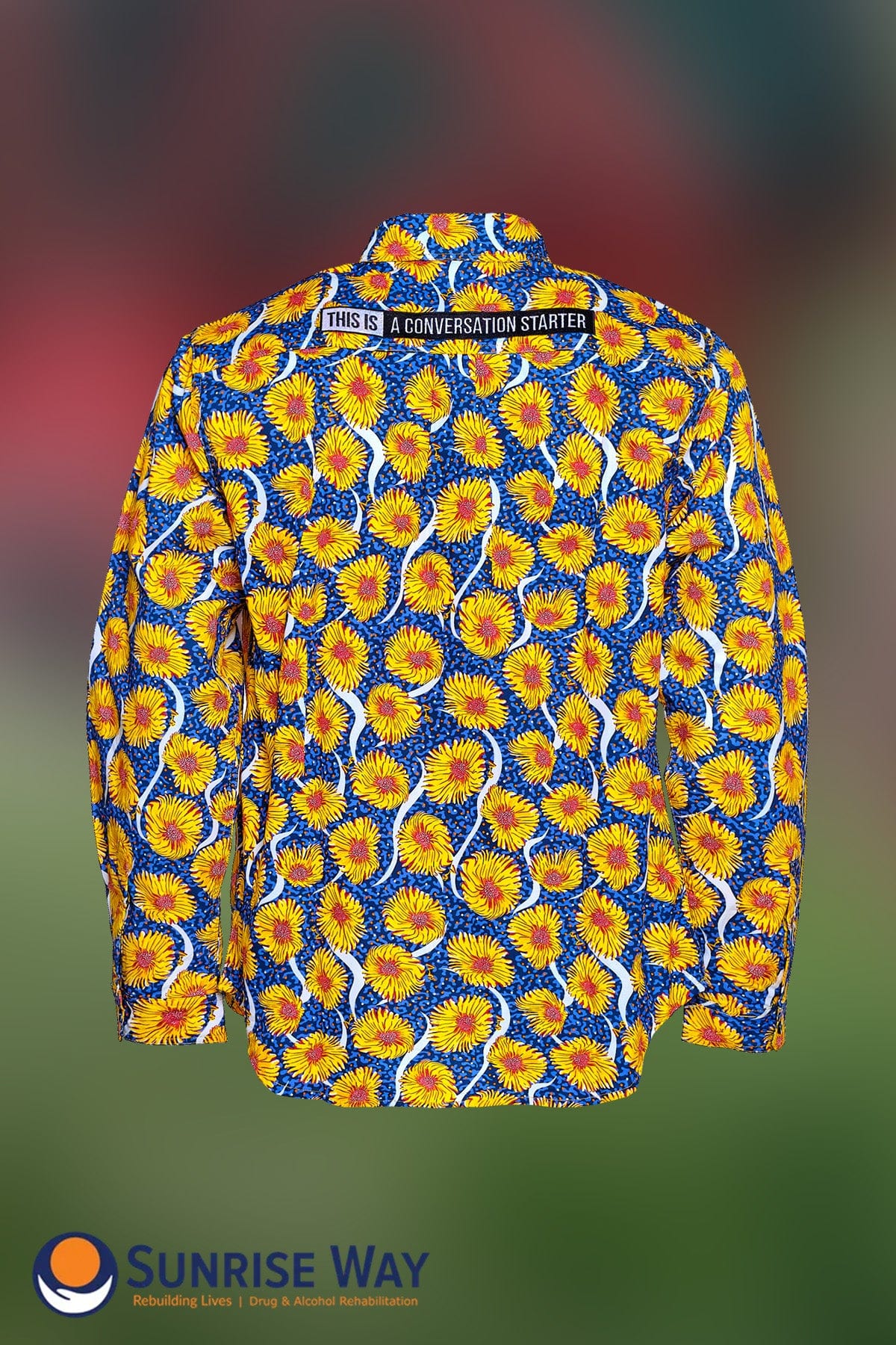 Custom Sunrise Way Full Print Cotton Work Shirt
