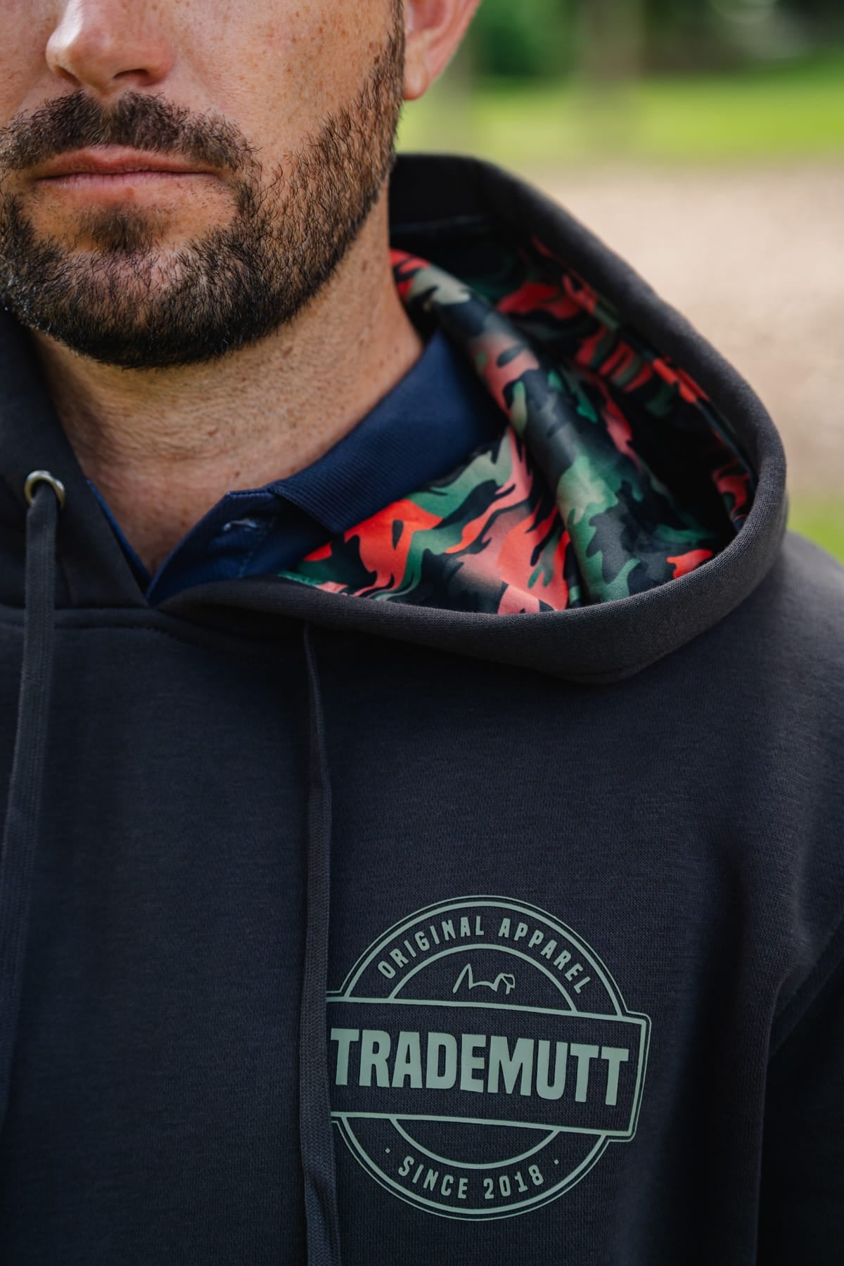 TradeMutt Workshirt APR_ Hoodie Charcoal APR_ Hoodie Charcoal