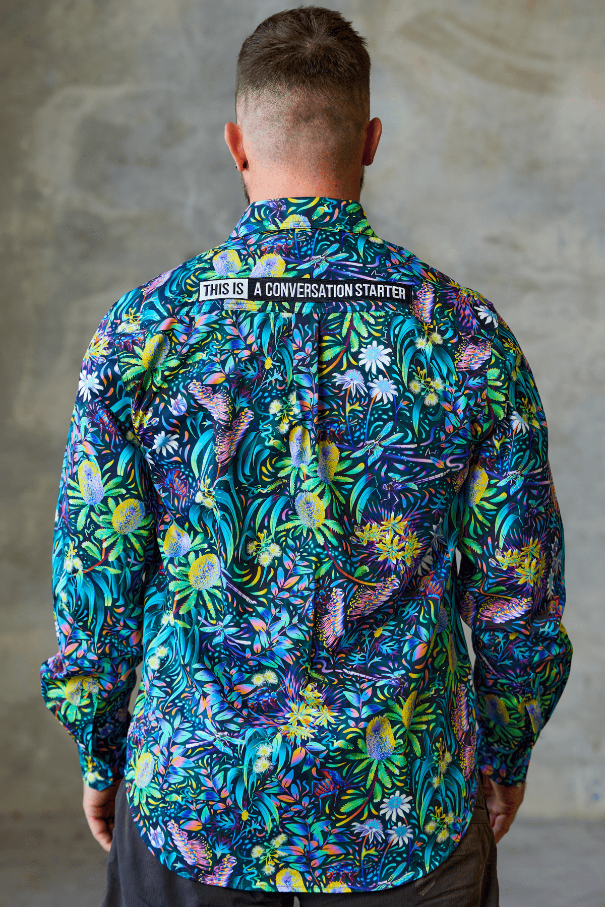 TradeMutt Workshirt Men's True Blue Mountains Full Button Work Shirt Men's True Blue Mountains Full Button Shirt | TradeMutt