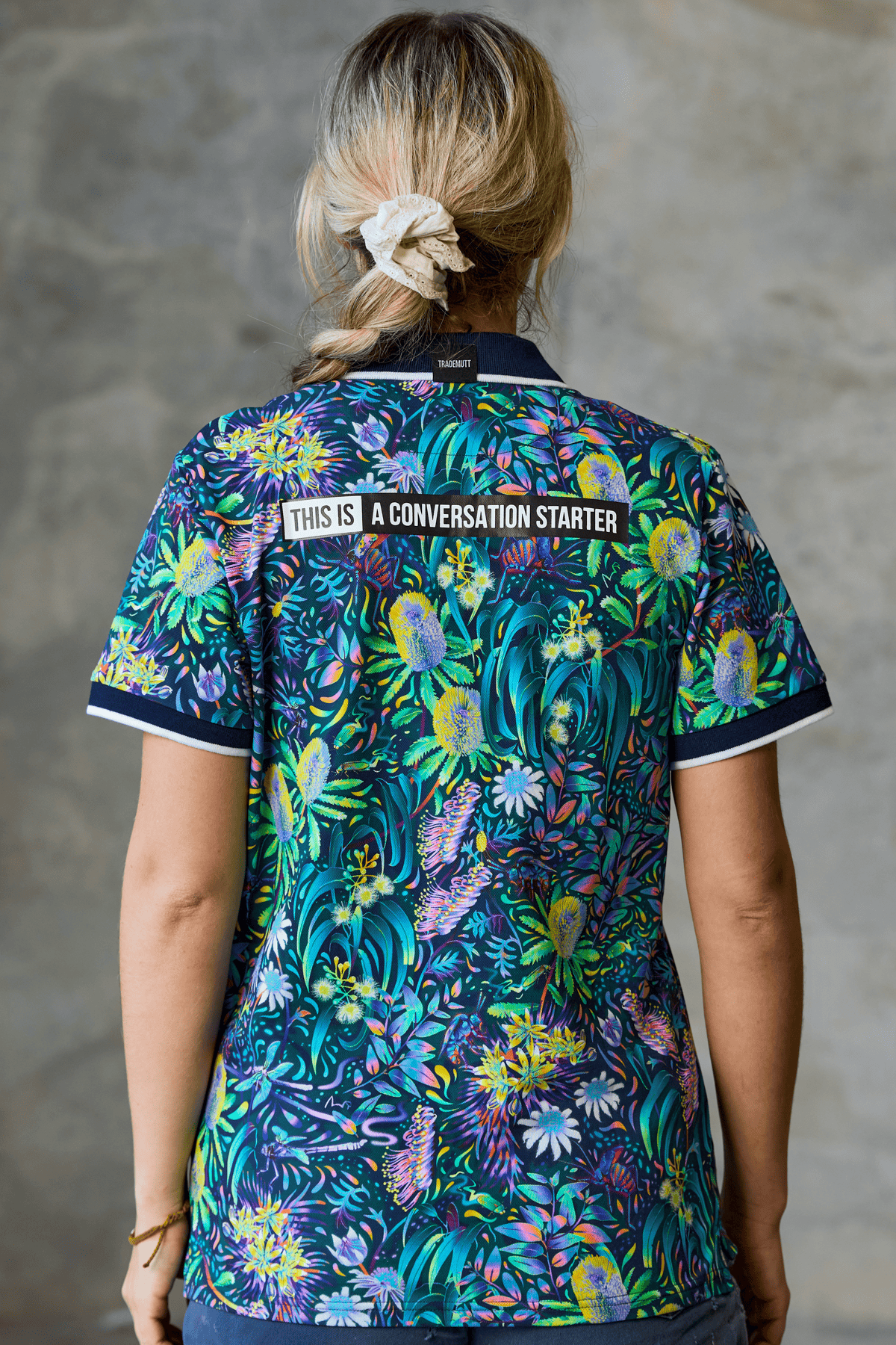 TradeMutt Cotton Polo Women's True Blue Mountains Cotton Short Sleeve Polo Women's True Blue Mountains Cotton Polo | TradeMutt