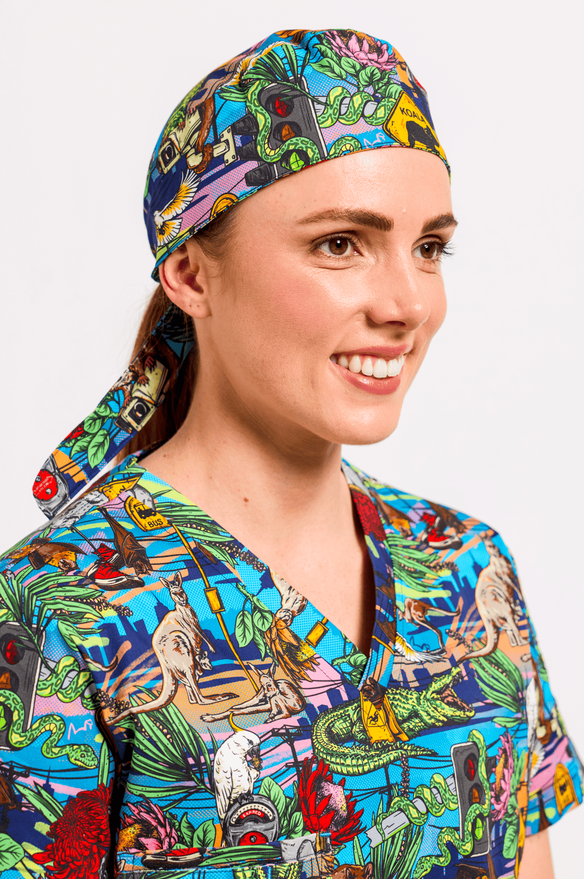 TradeMutt Scrubs Mission: Impossumble Scrub Cap Mission: Impossumble Scrub Cap 22513