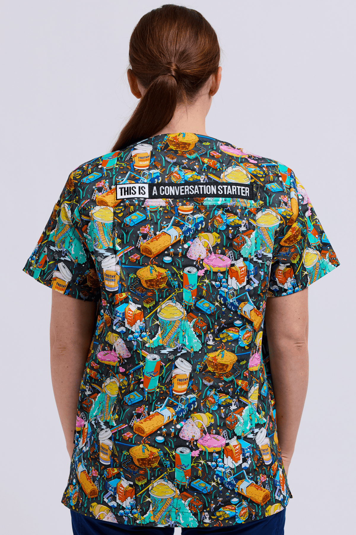 TradeMutt Scrubs Servo Nation Army Unisex Scrub Top Servo Nation Army Unisex Scrub Top