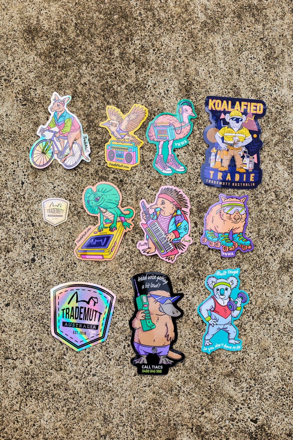 TradeMutt Aerobics OzStyle Sticker Pack Aerobics OzStyle Sticker Pack 22460