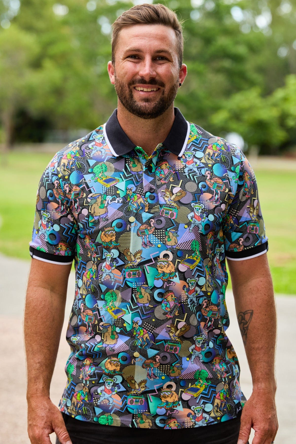 TradeMutt Workshirt Unisex Aerobics OzStyle Cotton Short Sleeve Polo Unisex Aerobics OzStyle Cotton Short Sleeve Polo