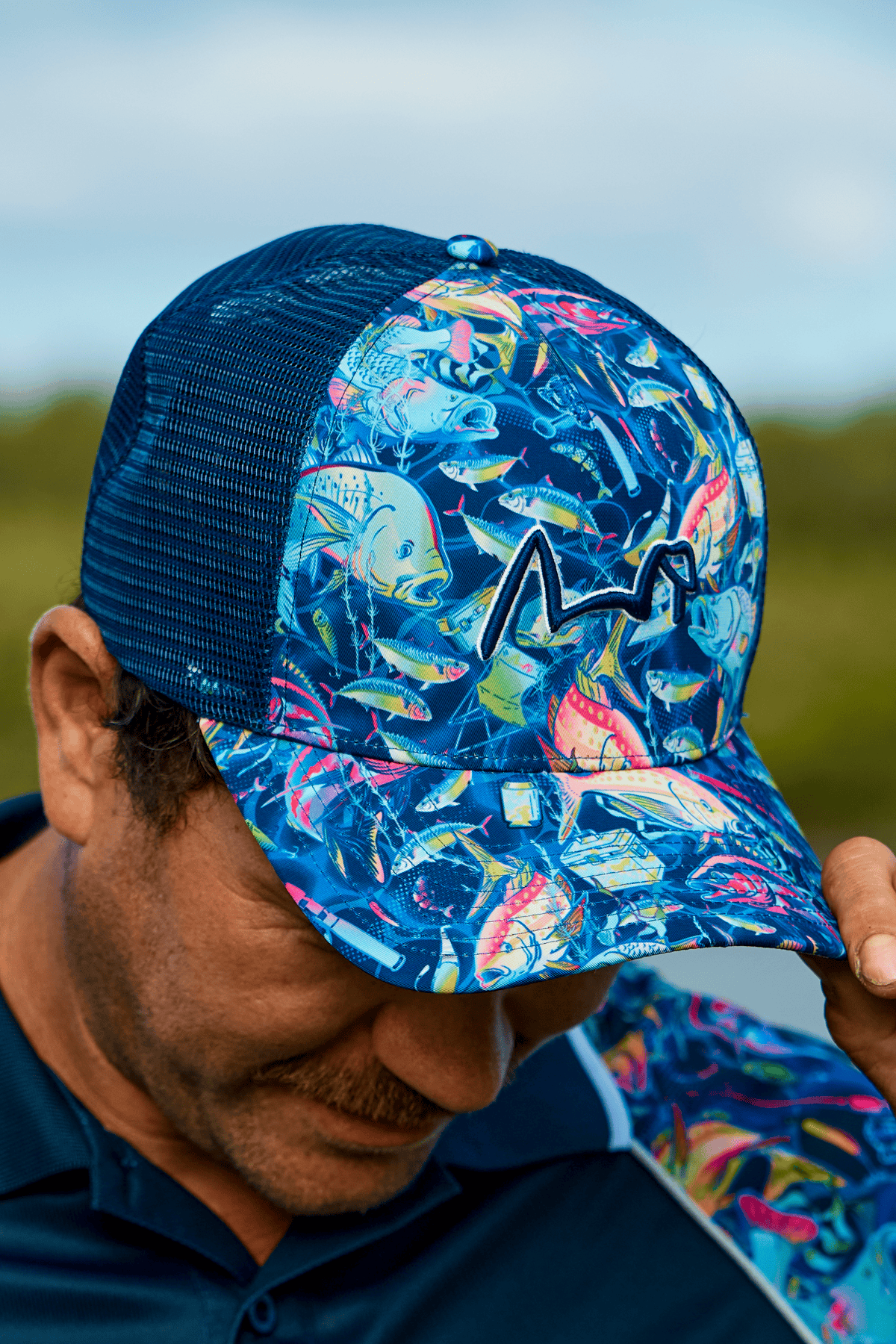 TradeMutt Headwear Off The Hook Trucker Cap Off The Hook Trucker Cap | TradeMutt 22643