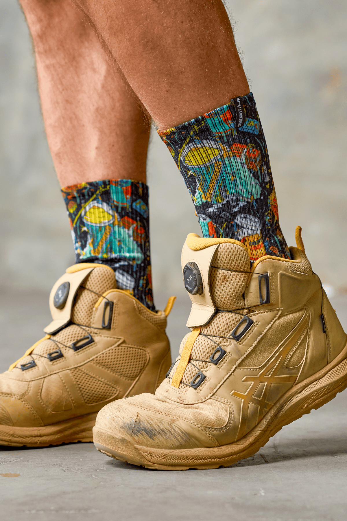 TradeMutt Footwear Servo Nation Army Printed Socks Servo Nation Army Printed Socks
