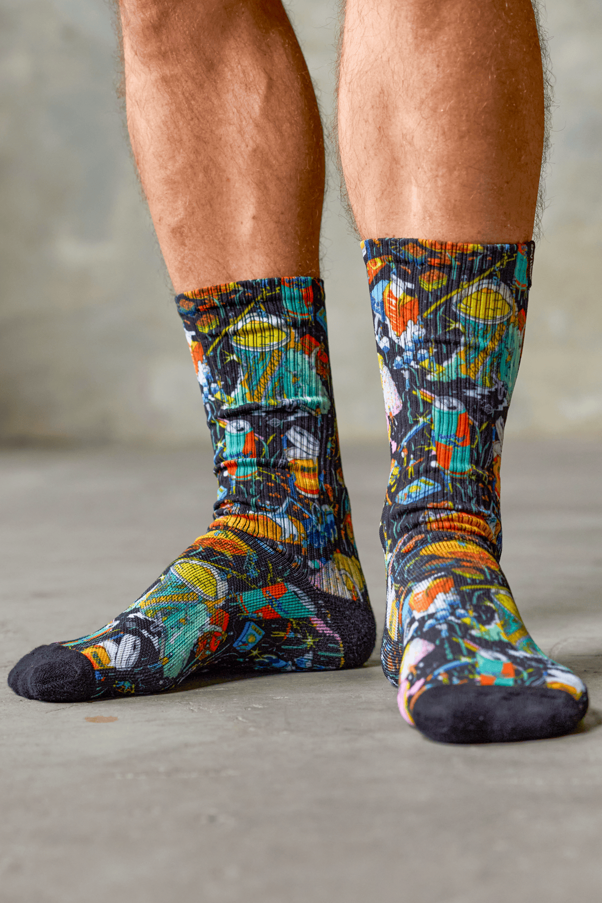 TradeMutt Footwear Servo Nation Army Printed Socks Servo Nation Army Printed Socks
