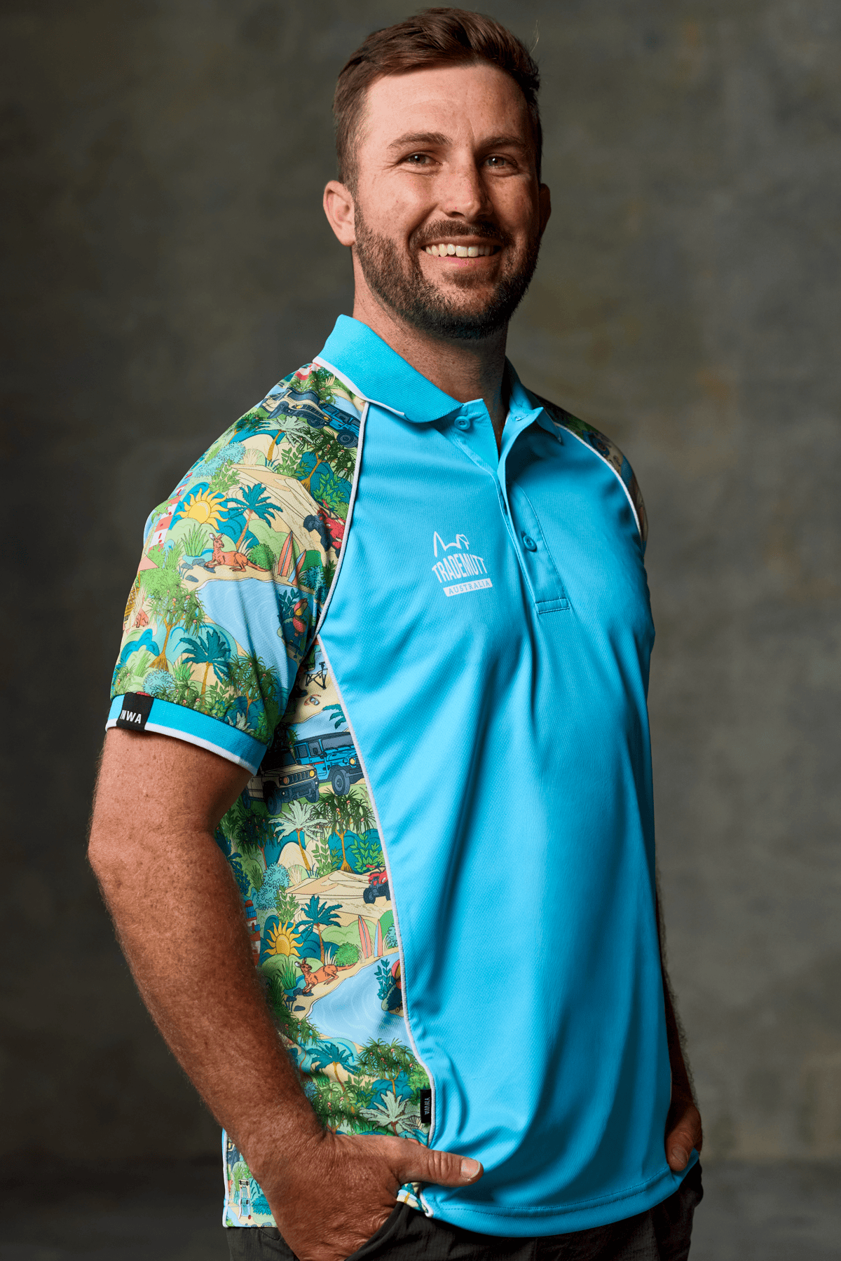 TradeMutt Polo Unisex That's Livin Barry Short Sleeve Polo Unisex That's Livin Barry Short Sleeve Polo