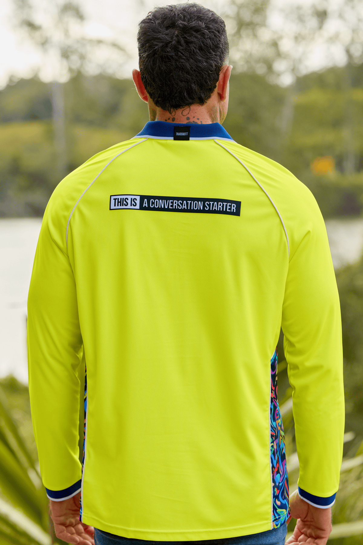 TradeMutt Polo Unisex Yellow Pearler Long Sleeve Polo Unisex Hi-Vis Yellow Pearler Long Sleeve Polo | TradeMutt