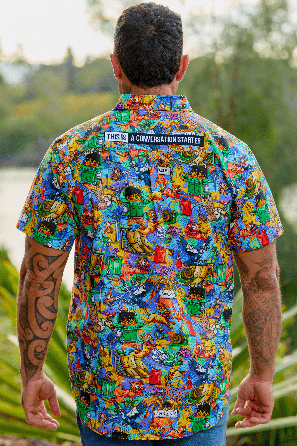 TradeMutt Workshirt Men's Backyard Blitz Short Sleeve Work Shirt Men's Backyard Blitz Short Sleeve Work Shirt | TradeMutt Workwear