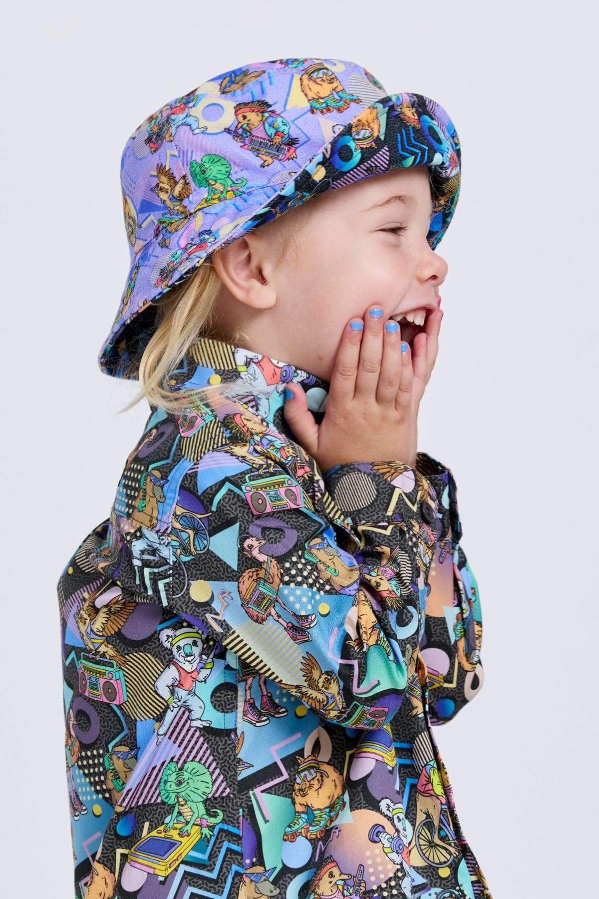 TradeMutt Aerobics OzStyle Kids Reversible bucket hat Aerobics OzStyle Kids Reversible bucket hat 22463