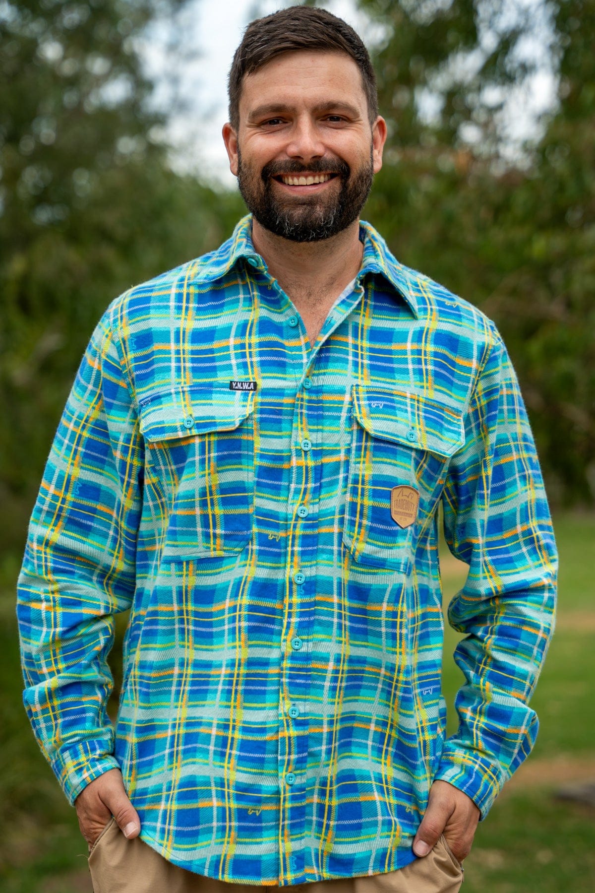 TradeMutt Workshirt Paradise Pool Flanno Paradise Pool Flanno