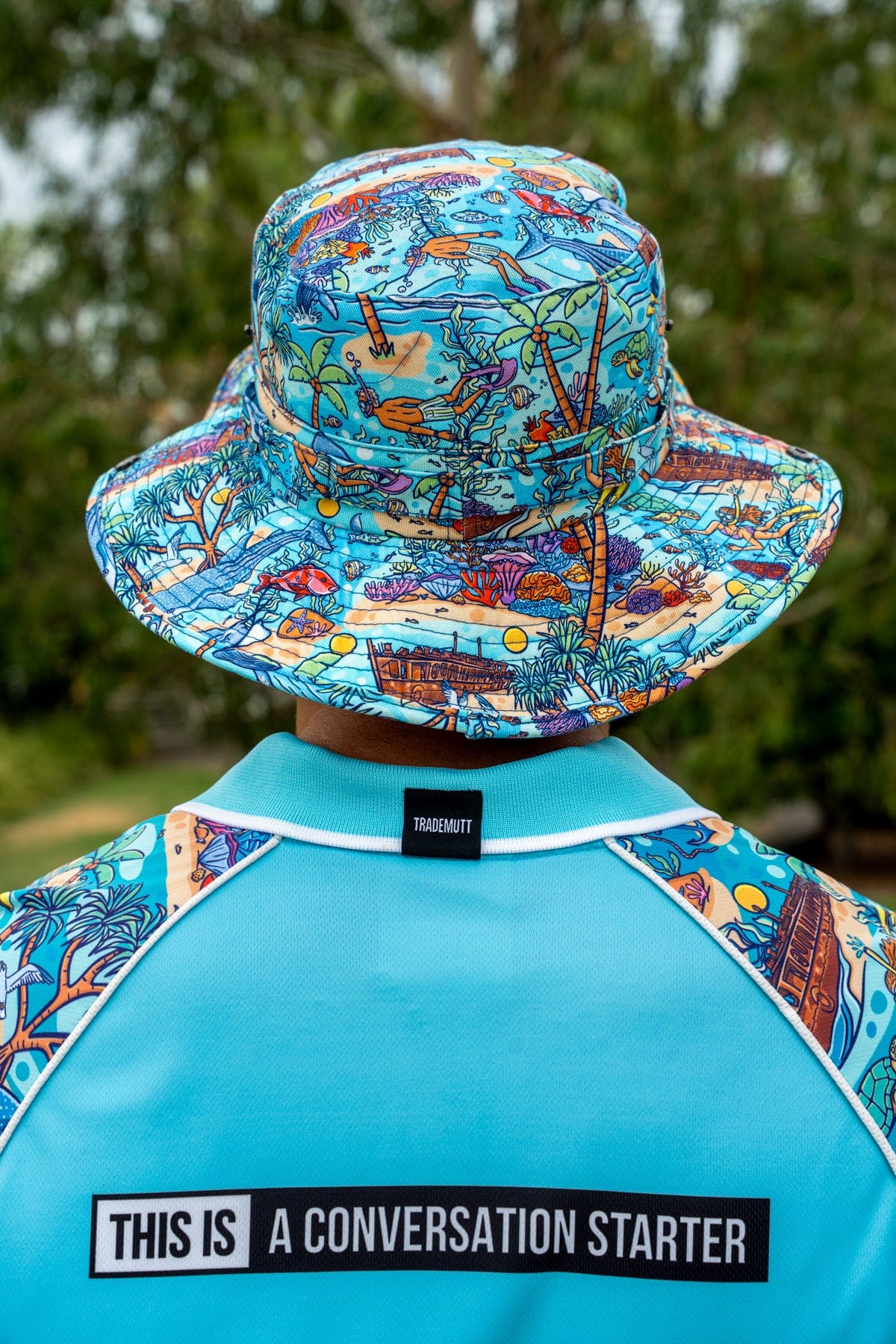 TradeMutt Headwear Vitamin Sea Wide Brim Hat Vitamin Sea Wide Brim Hat