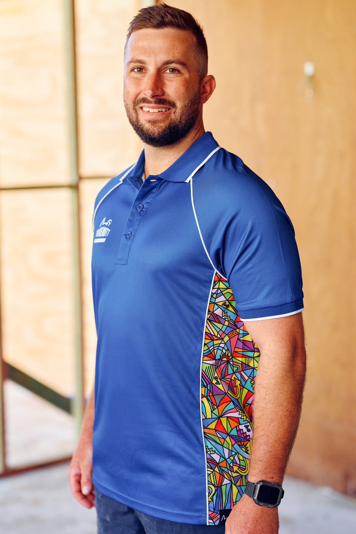 TradeMutt Polo Unisex Sky Blue Bonza Polo Unisex RPET Bonza Sky Blue Polo | TradeMutt Workshirts