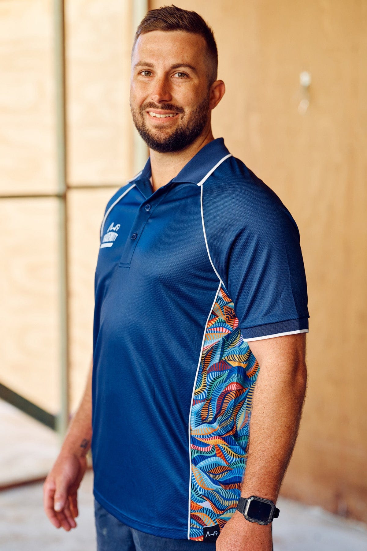TradeMutt Polo Unisex Navy Snazzy Polo Unisex RPET Snazzy Navy Polo | TradeMutt Workshirts