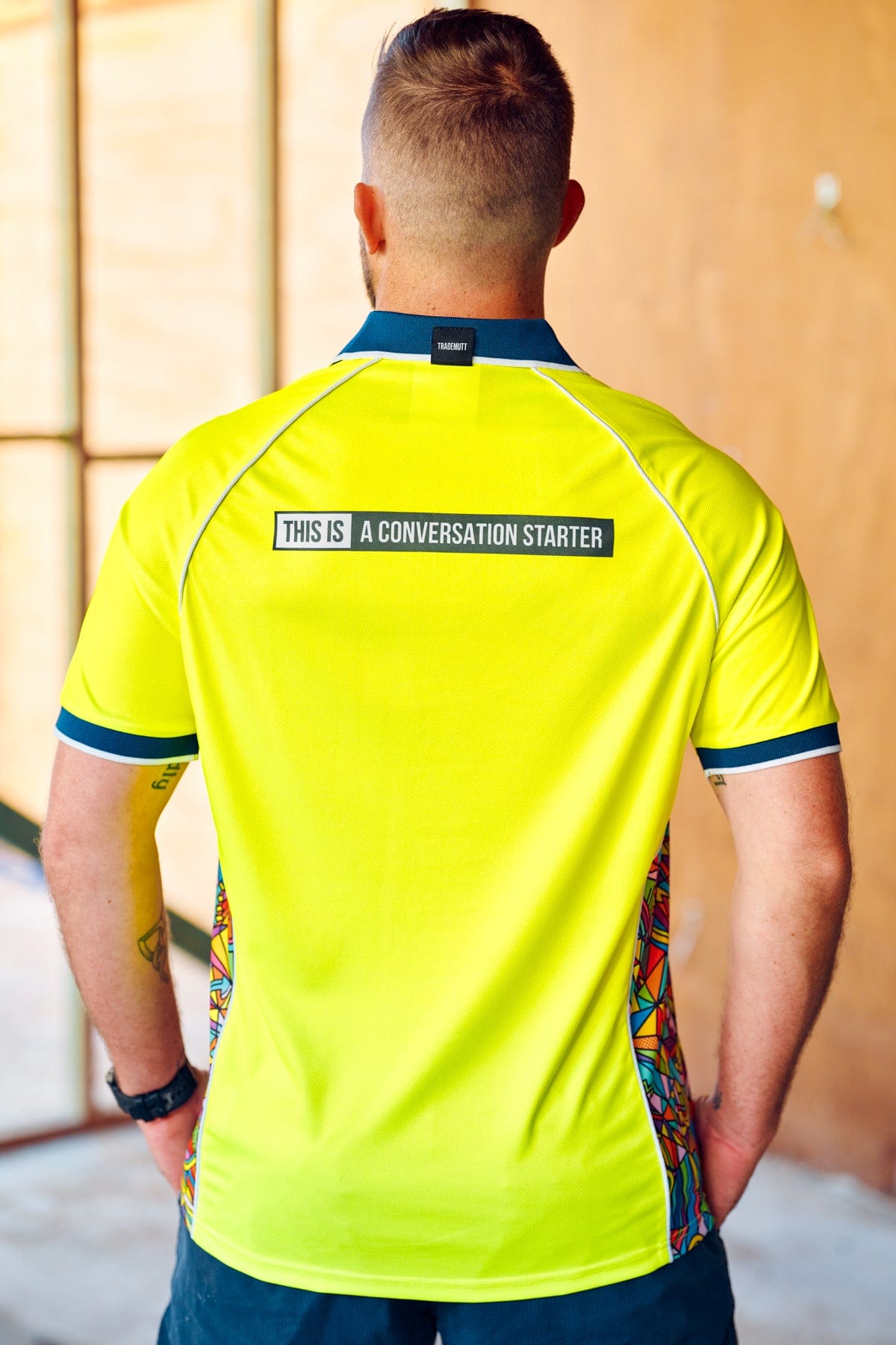 TradeMutt Polo Unisex Yellow Bonza Polo Unisex RPET Bonza Yellow Polo | TradeMutt Workshirts