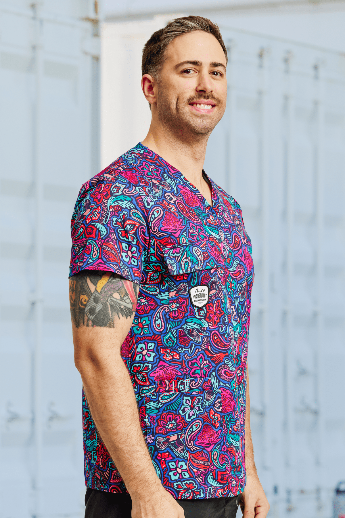 Unisex The Larrikin Scrub Top